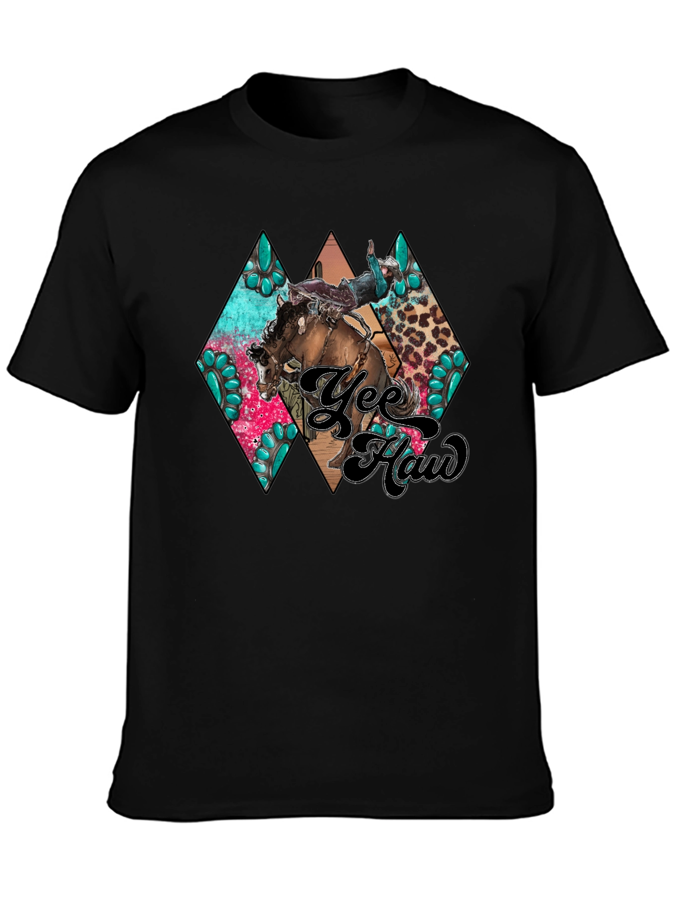 Yee Haw Rodeo Graphic Tee - Western Style