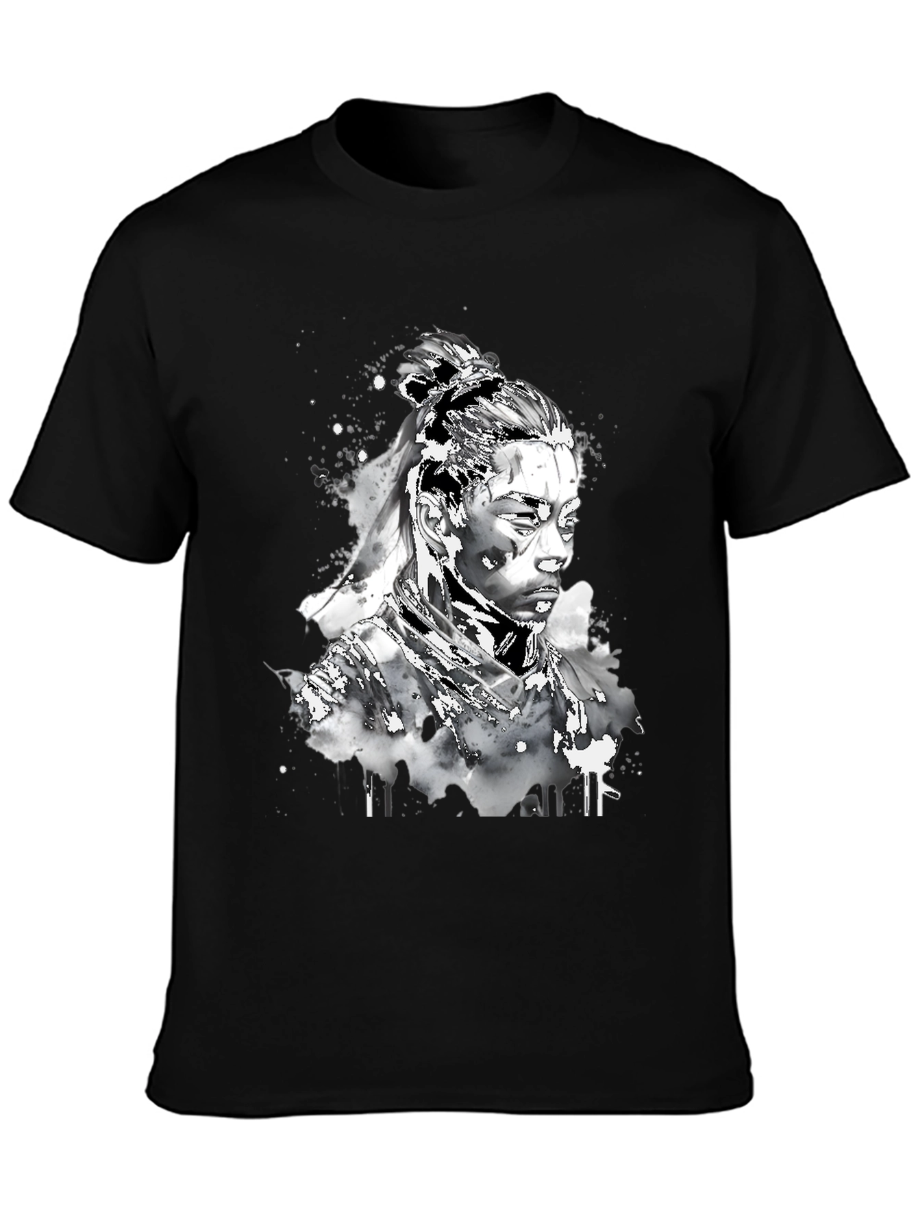 Black T-Shirt with Black Panther Graphic