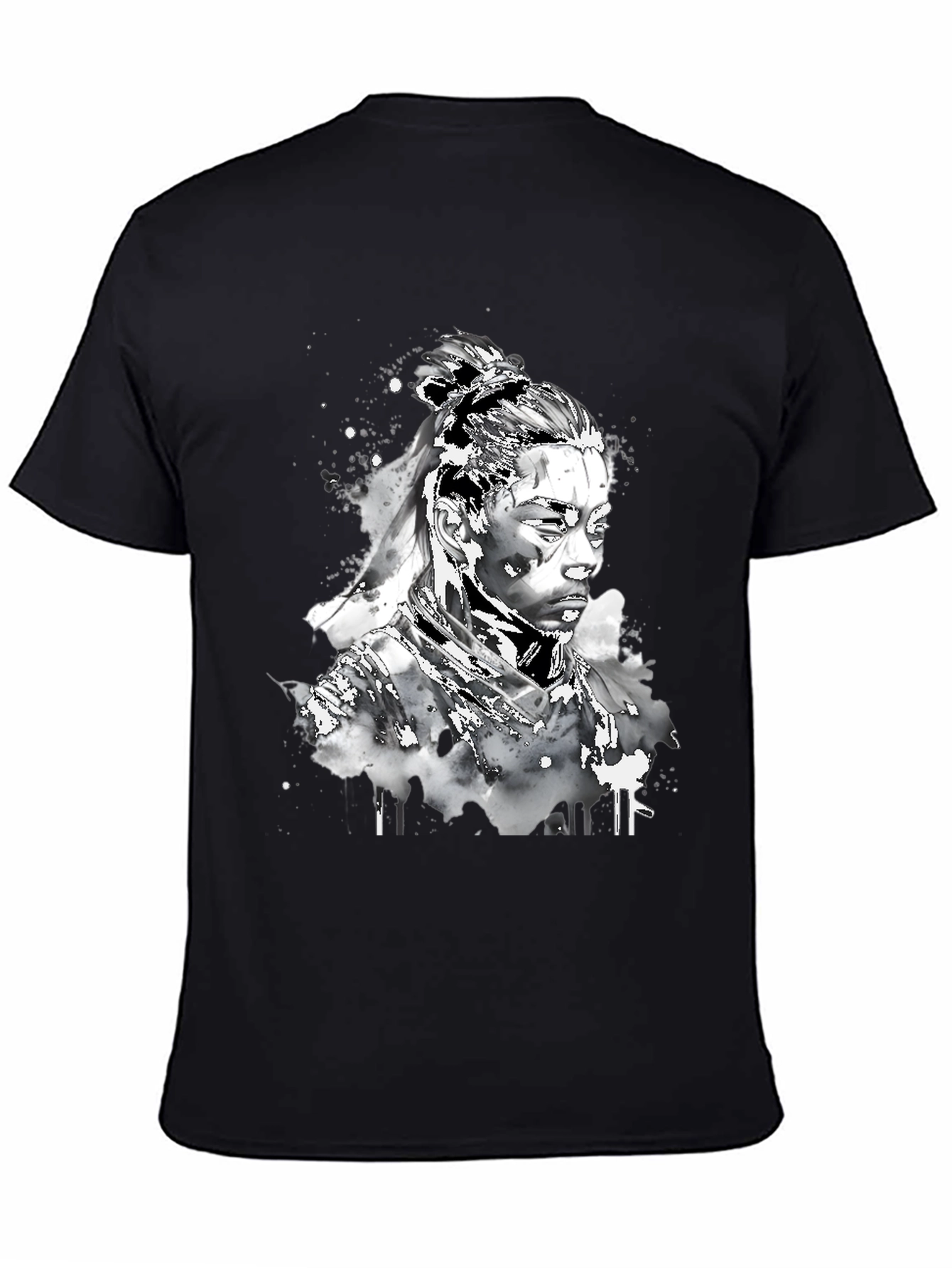 Black T-Shirt with Black Panther Graphic