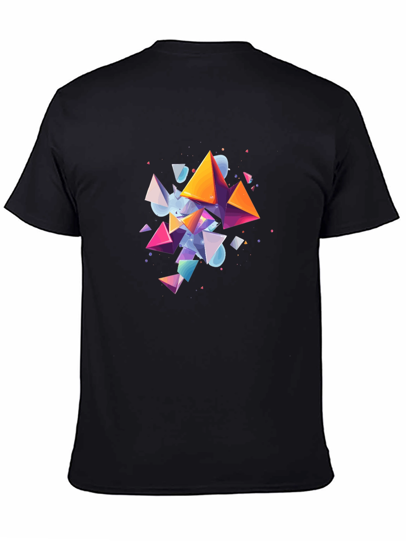 Geometric Prism T-Shirt - Abstract Art Tee