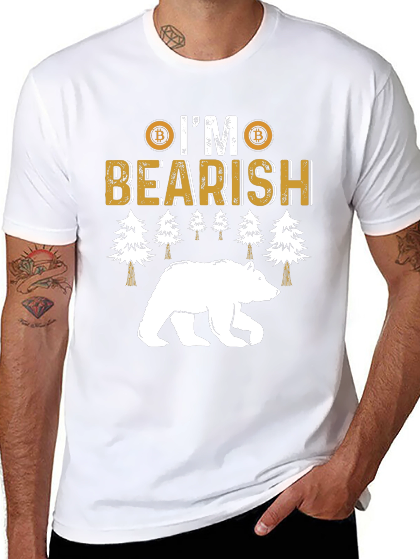 Bitcoin Bearish T-Shirt - Crypto Investor Tee