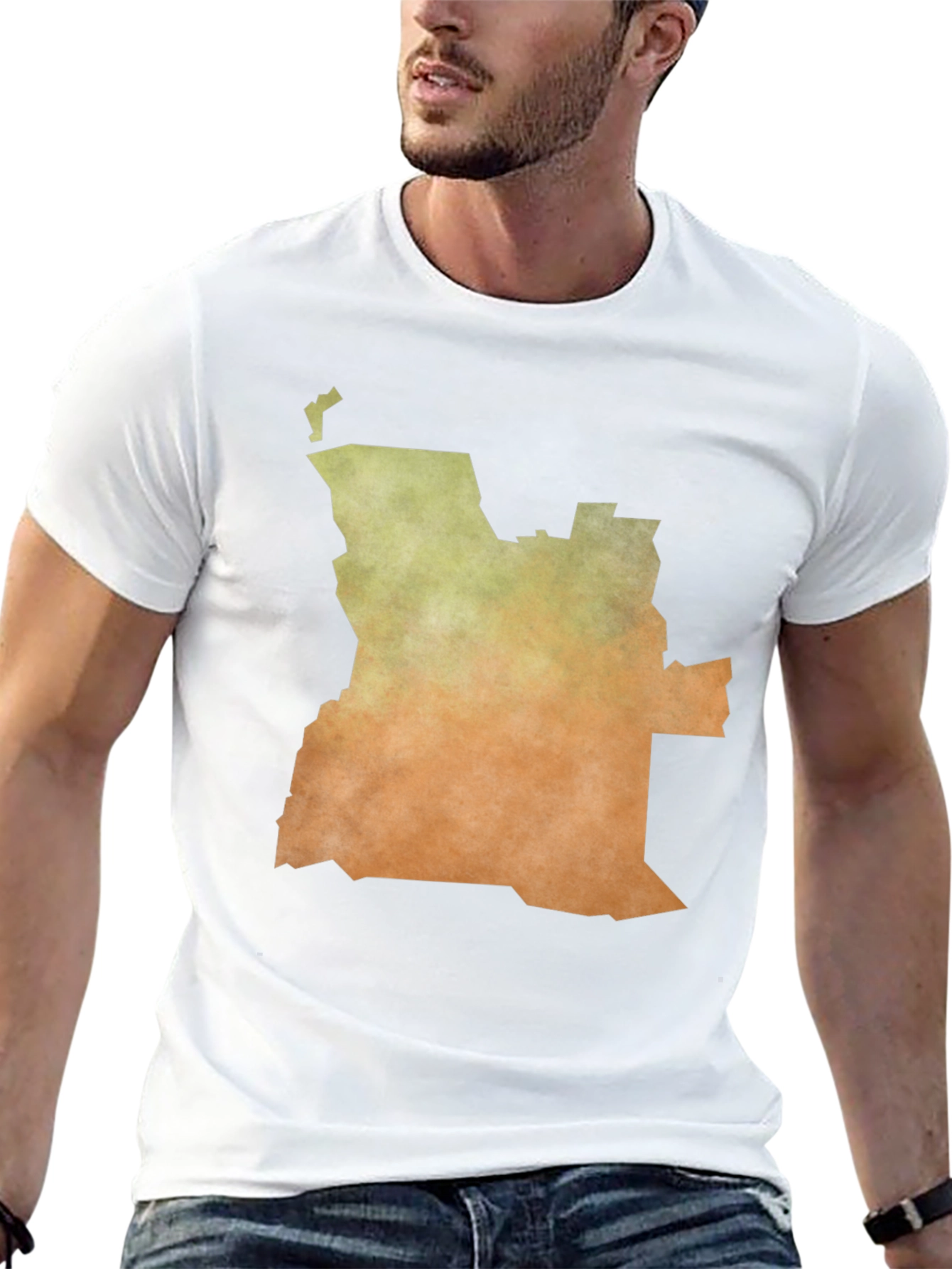 Angola Map Graphic Tee - Stylish Africa Pride Shirt