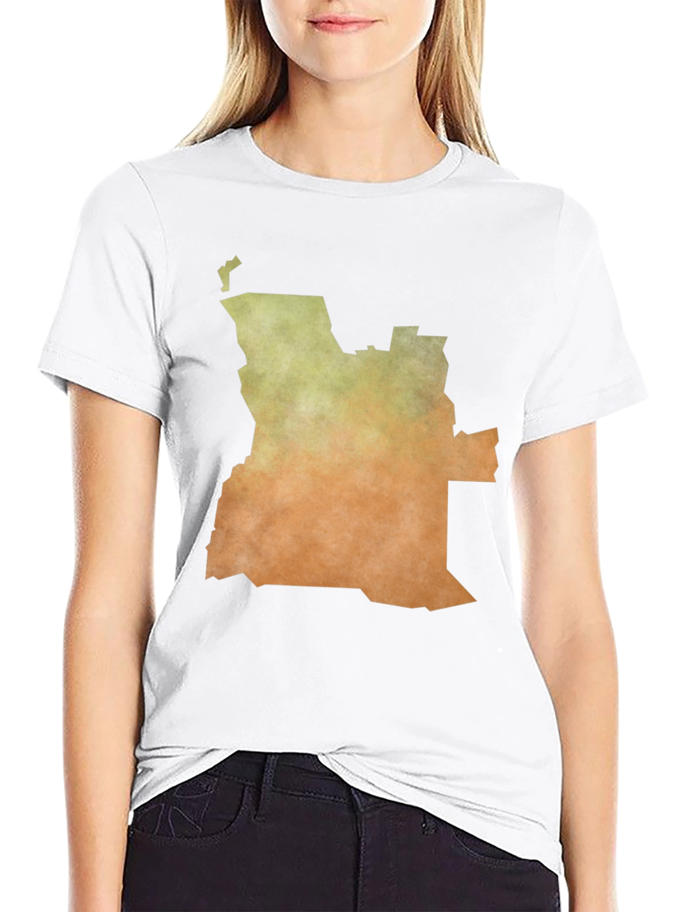 Angola Map Graphic Tee - Stylish Africa Pride Shirt