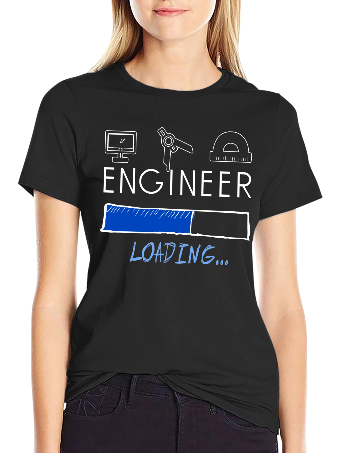Engineer Loading Funny T-Shirt - Tech Geek Gift