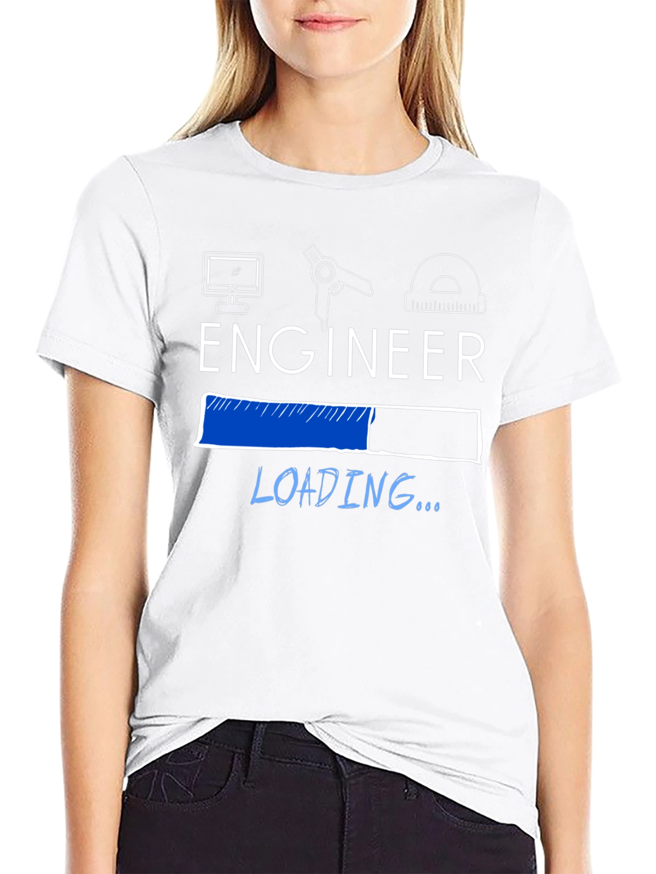 Engineer Loading Funny T-Shirt - Tech Geek Gift