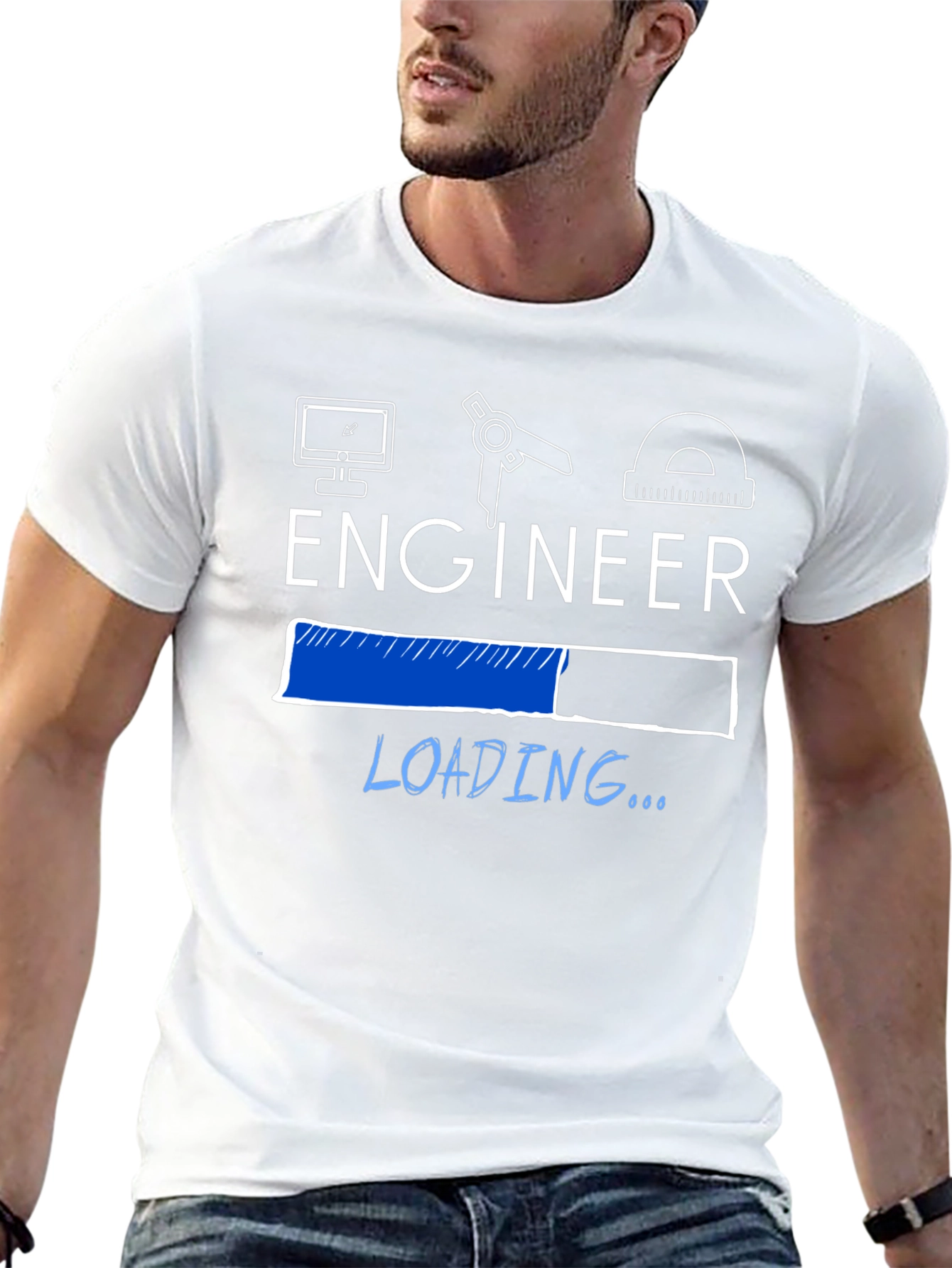 Engineer Loading Funny T-Shirt - Tech Geek Gift