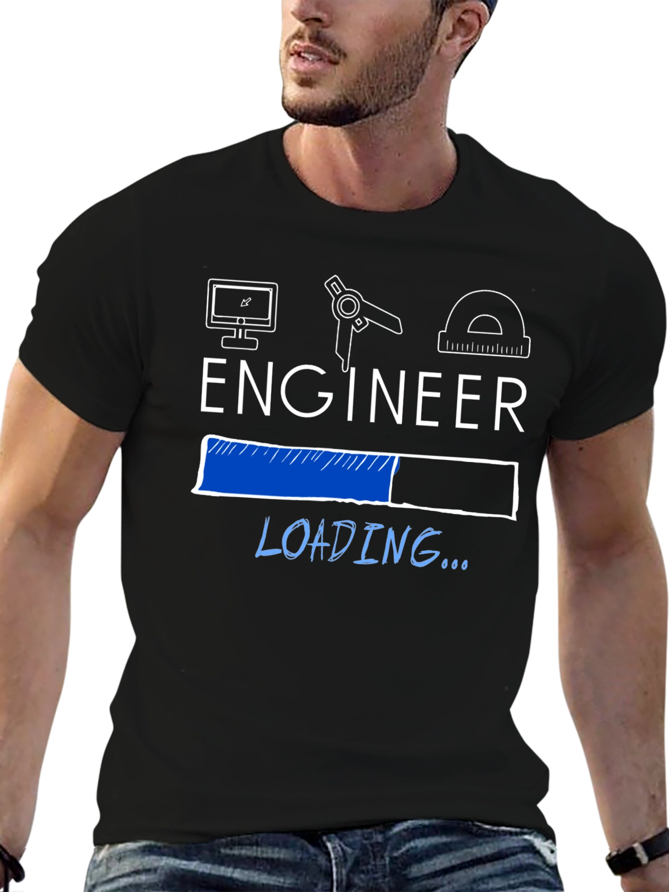 Engineer Loading Funny T-Shirt - Tech Geek Gift