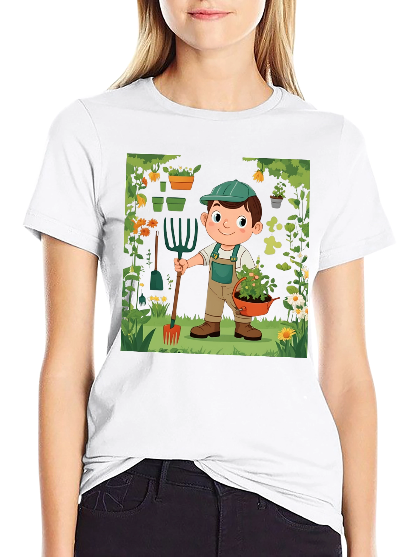Gardener Boy Graphic Tee