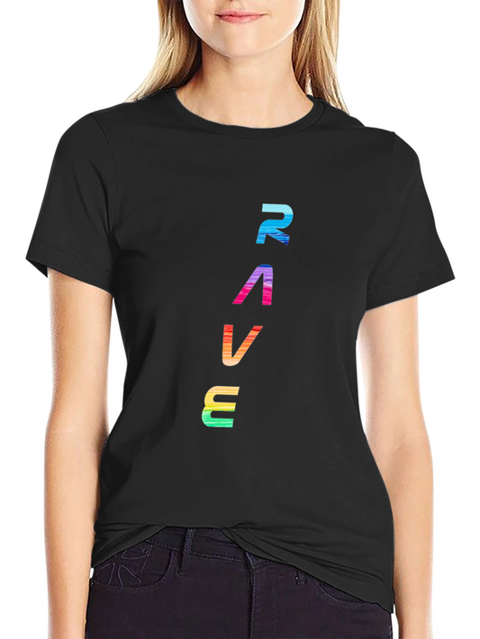 RAVE T-Shirt - Unique Colorful Design