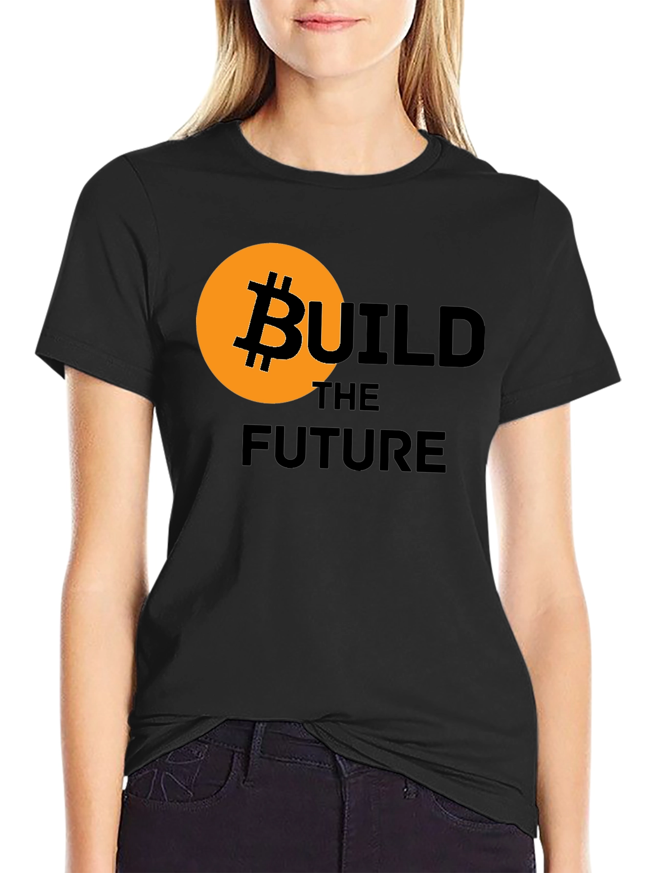 Bitcoin Build the Future Graphic Tee - Black