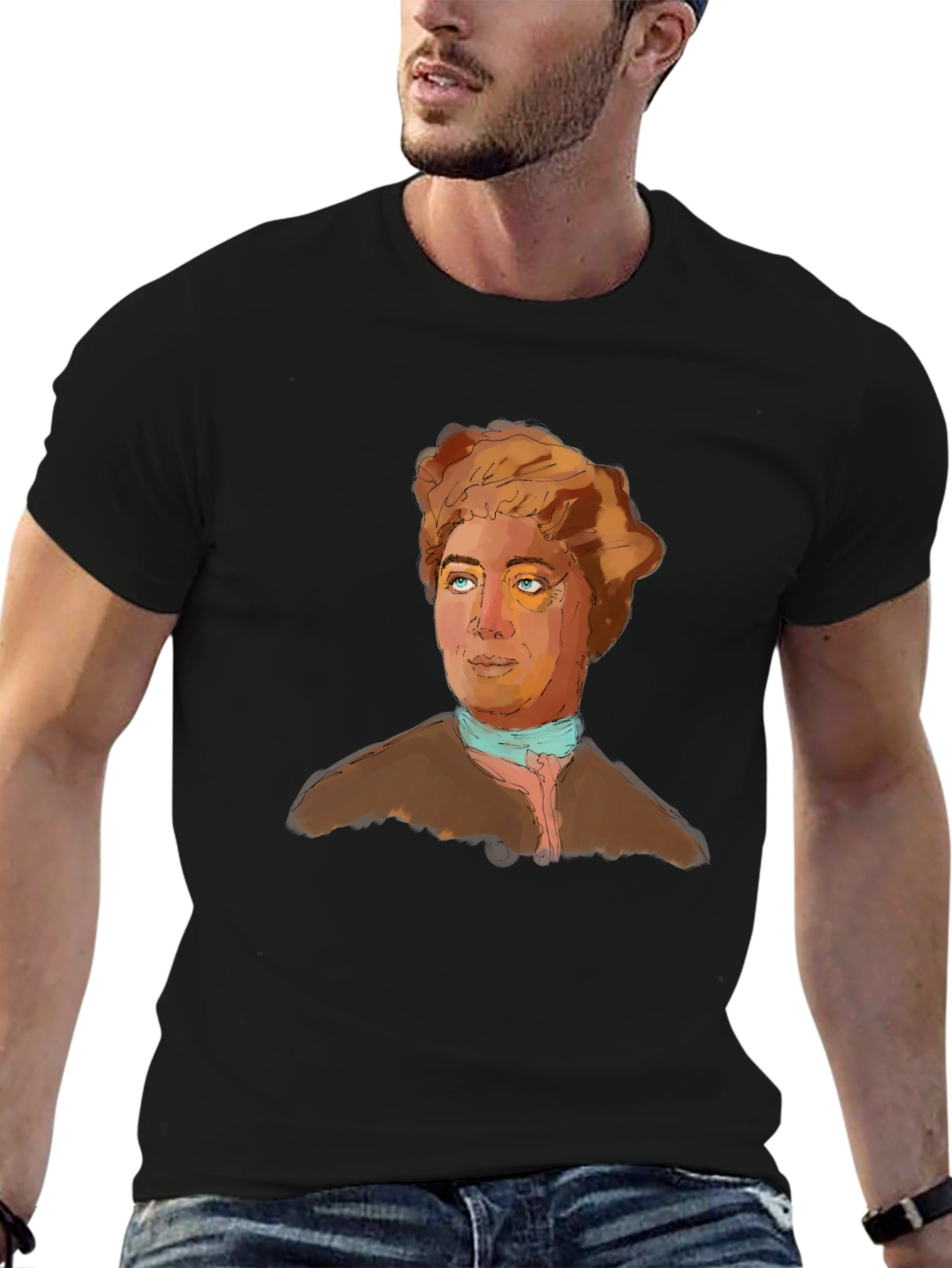Artistic Portrait Graphic T-Shirt - Unisex