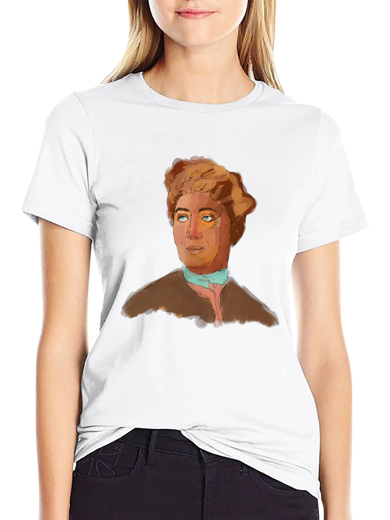 Artistic Portrait Graphic T-Shirt - Unisex