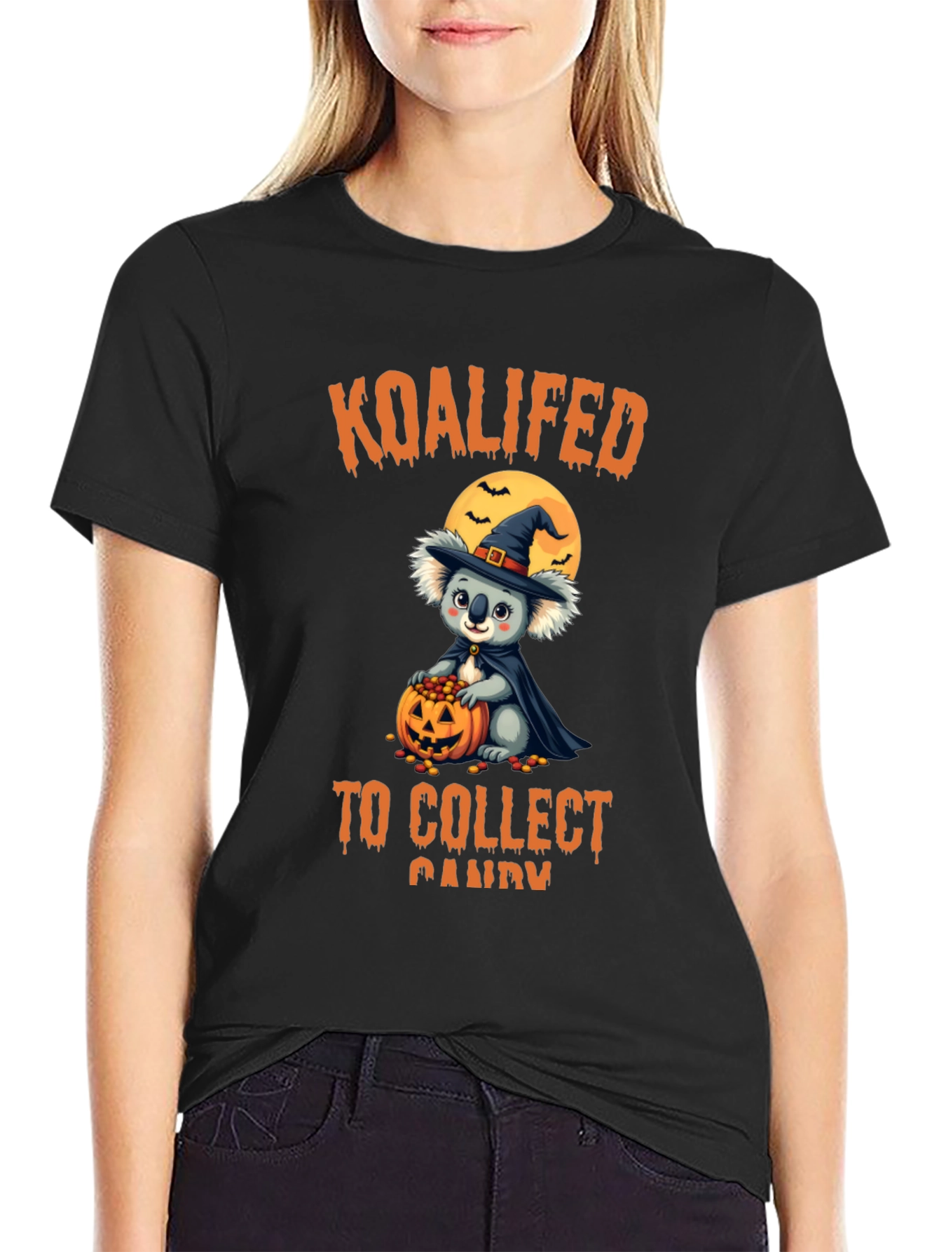 Halloween Koala T-Shirt: Trick or Treat Fun!