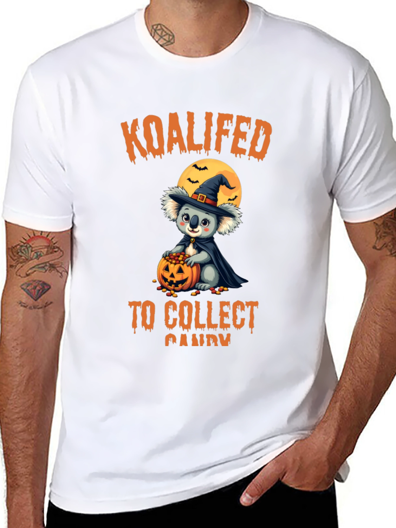 Halloween Koala T-Shirt: Trick or Treat Fun!