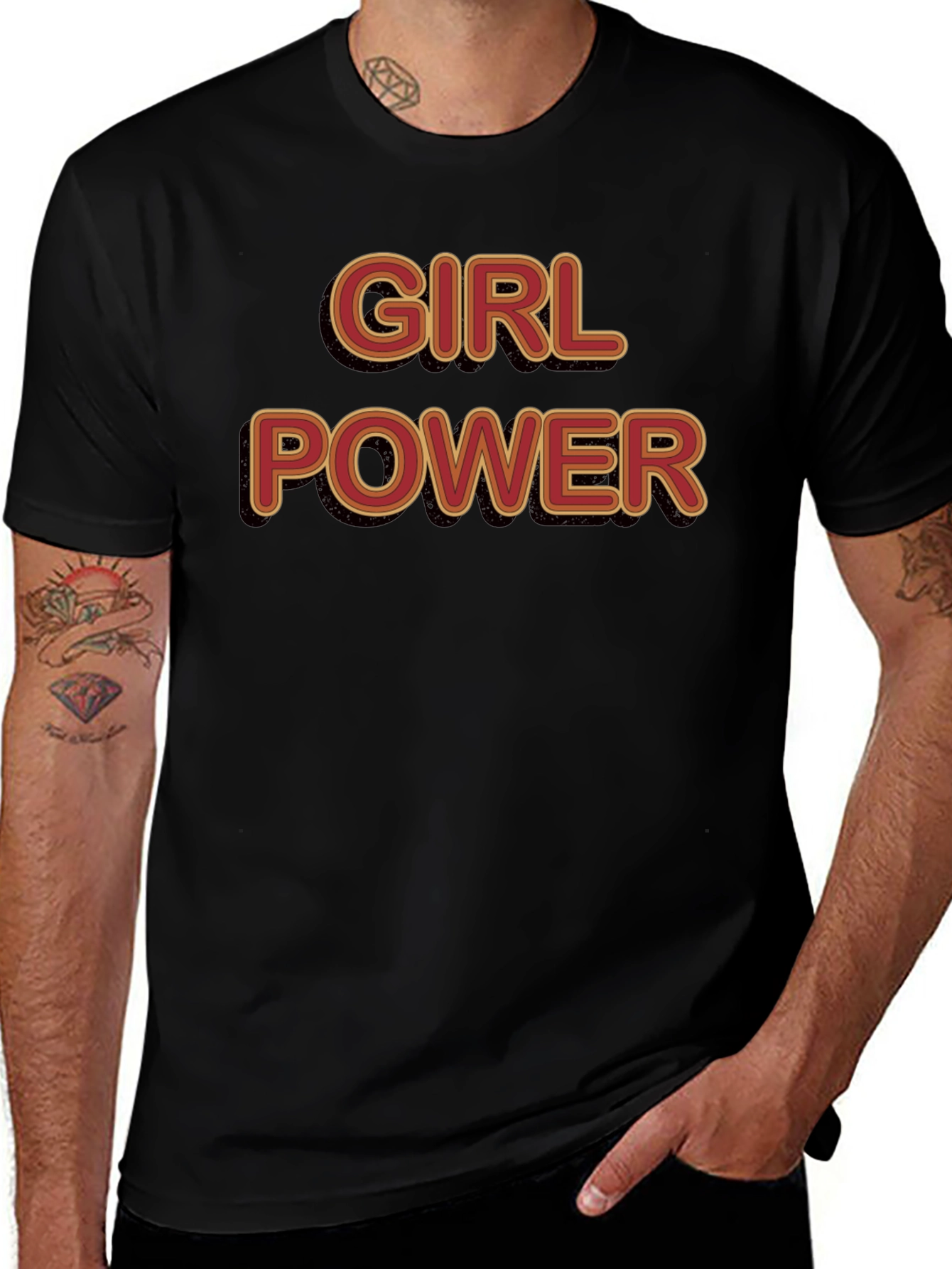 Girl Power Graphic Tee - Stylish Empowerment