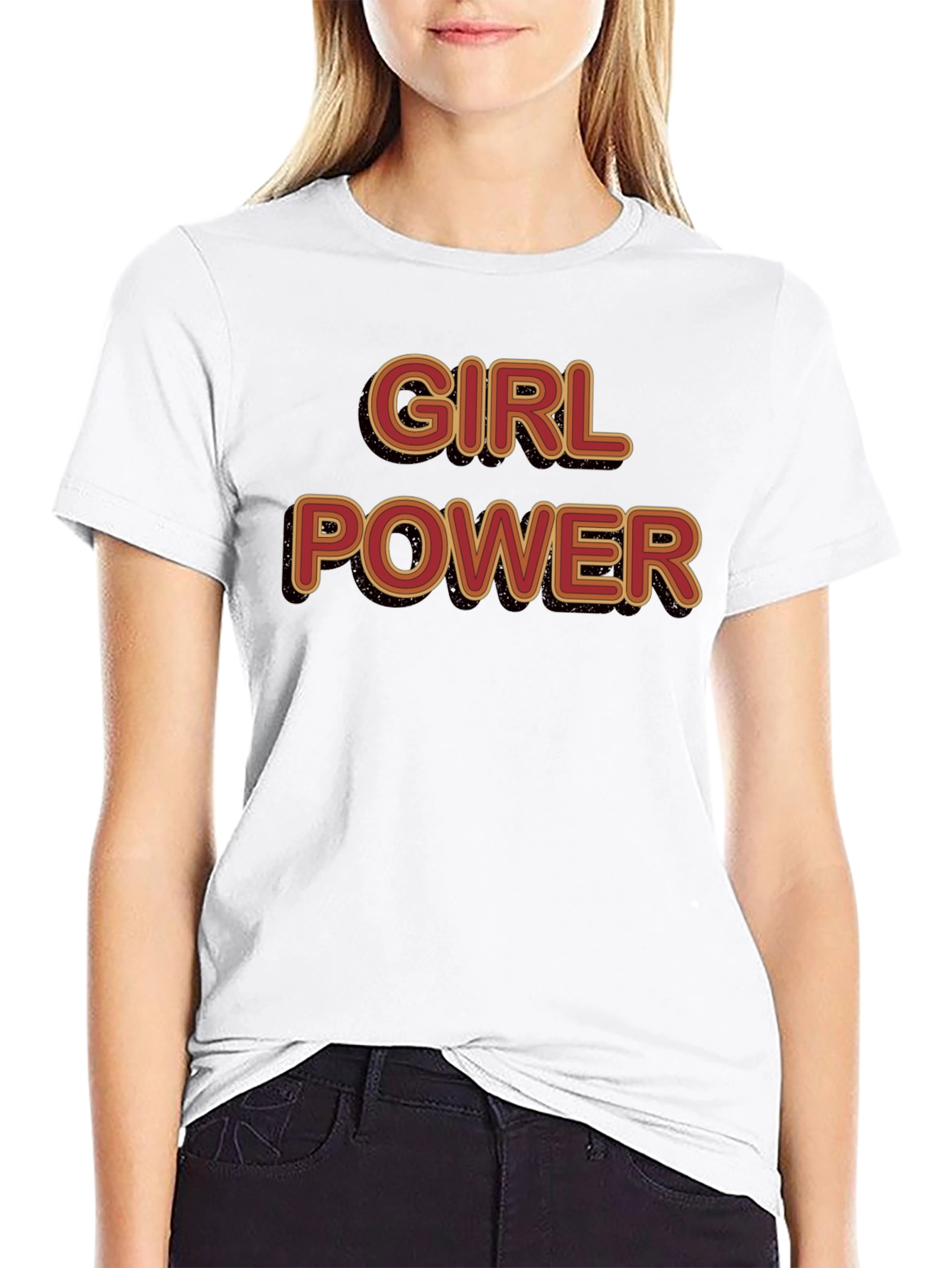 Girl Power Graphic Tee - Stylish Empowerment