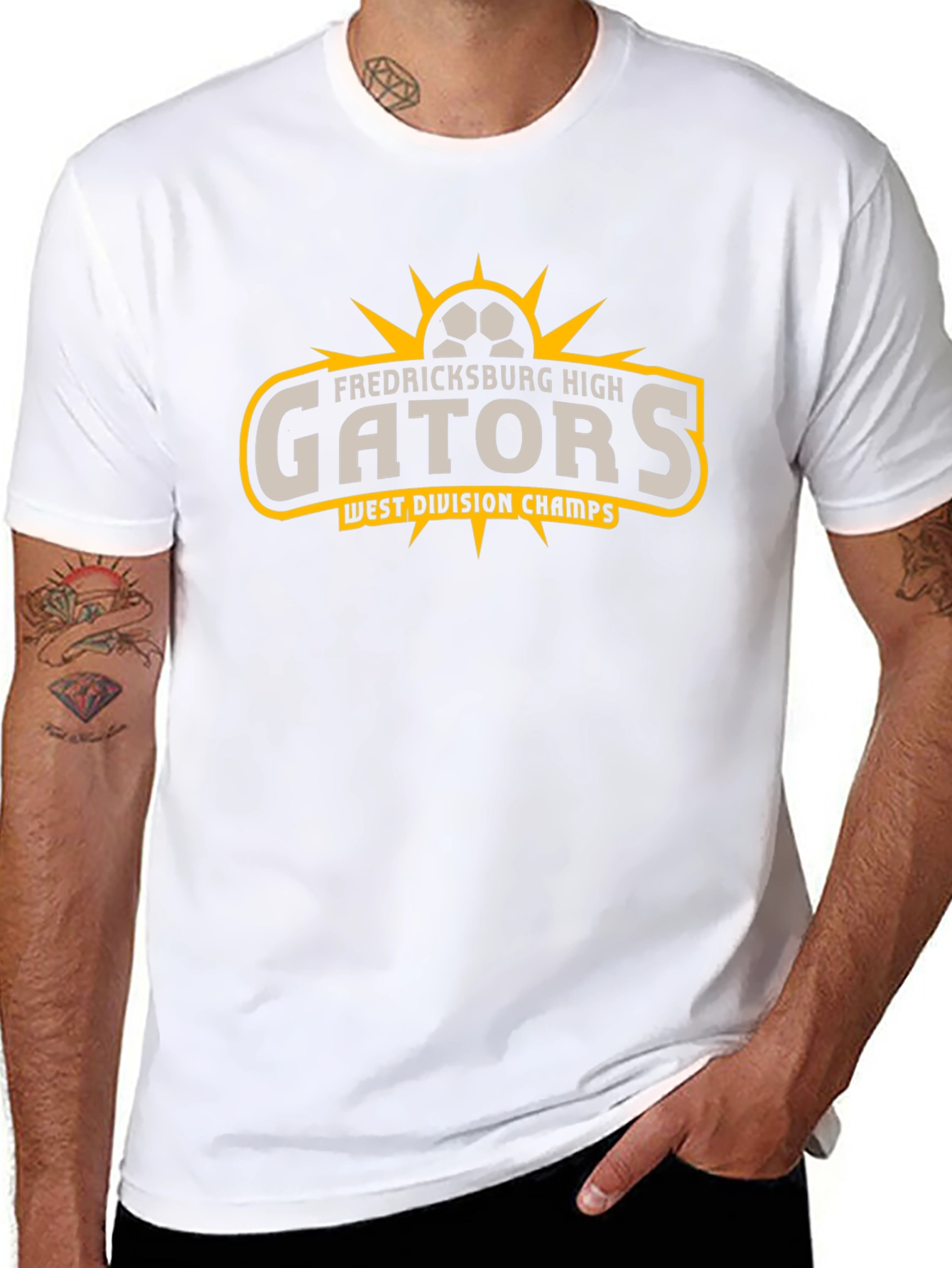 Fredericksburg High Gators Black T-Shirt