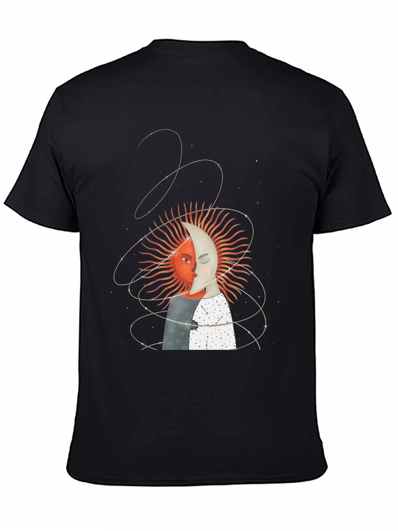 Sun & Moon Graphic Tee - Celestial T-Shirt