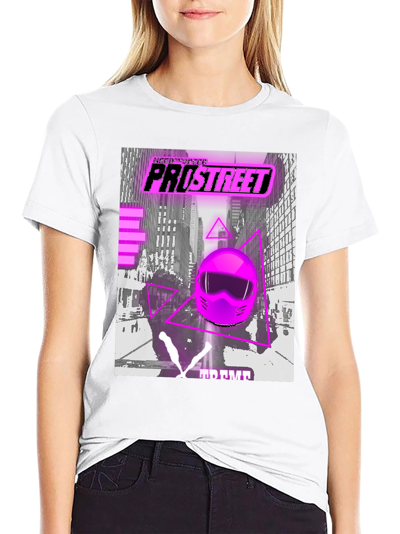 Pro Street Graphic Tee - Retro Racing Design
