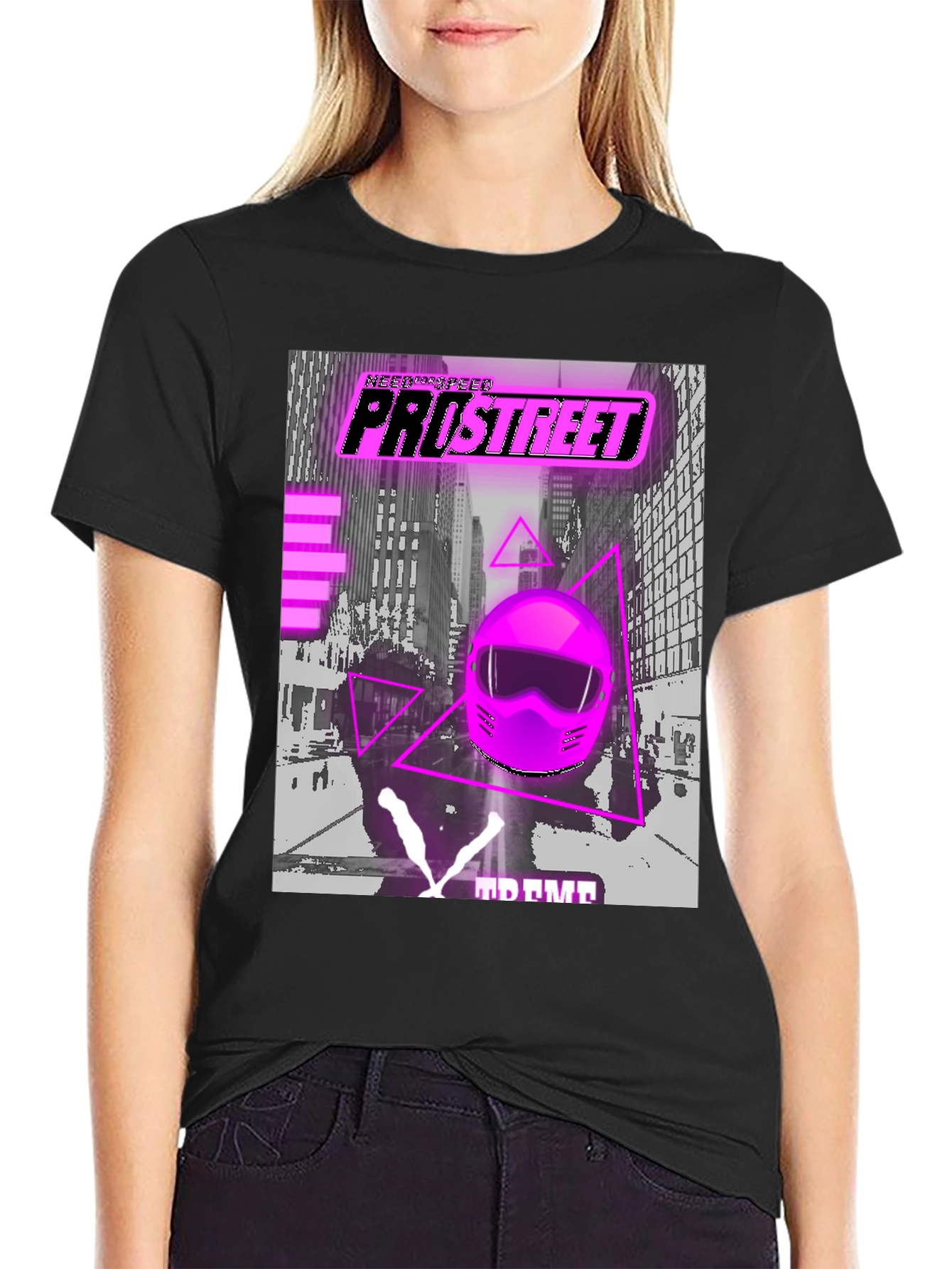 Pro Street Graphic Tee - Retro Racing Design