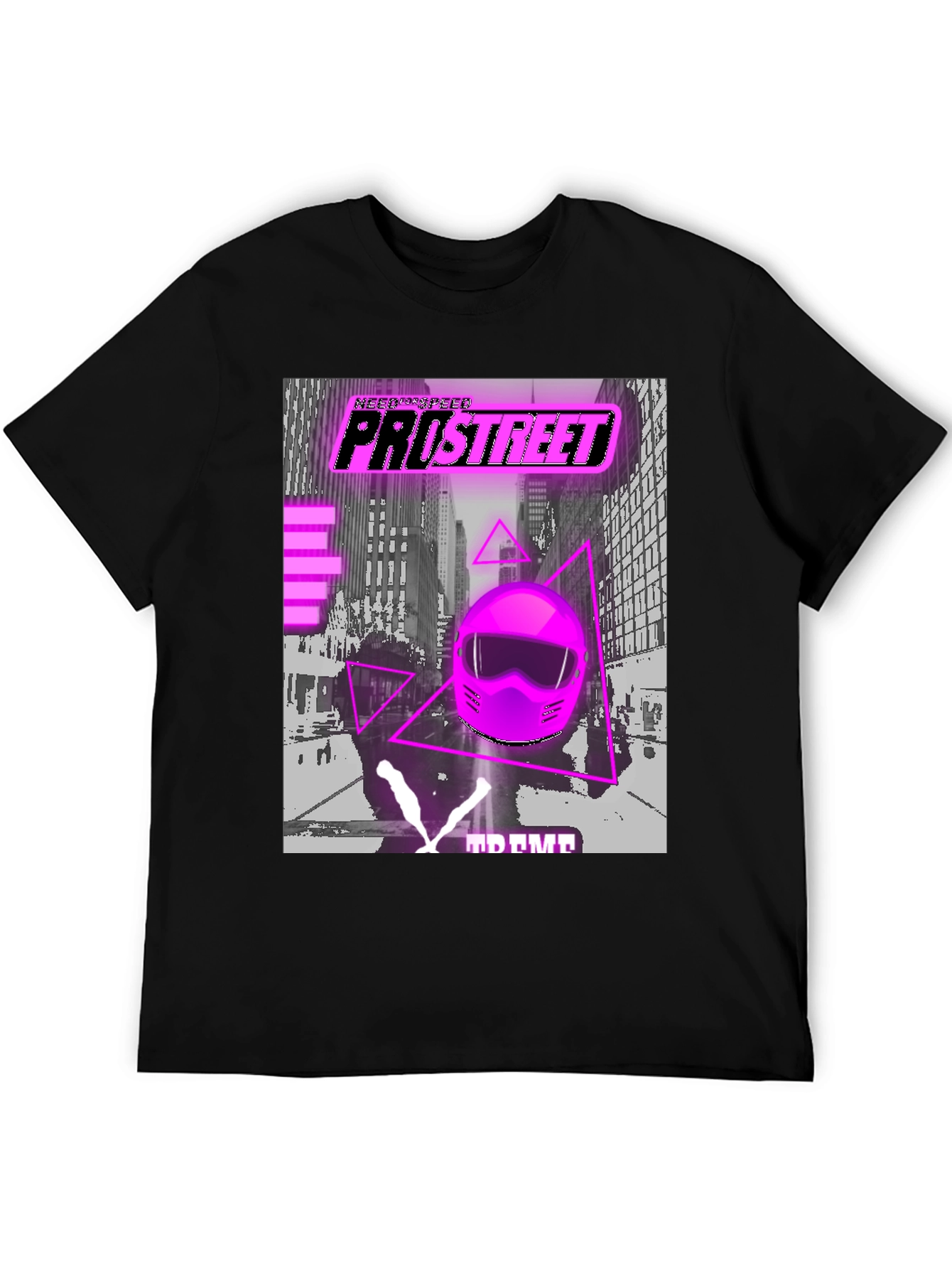 Pro Street Graphic Tee - Retro Racing Design