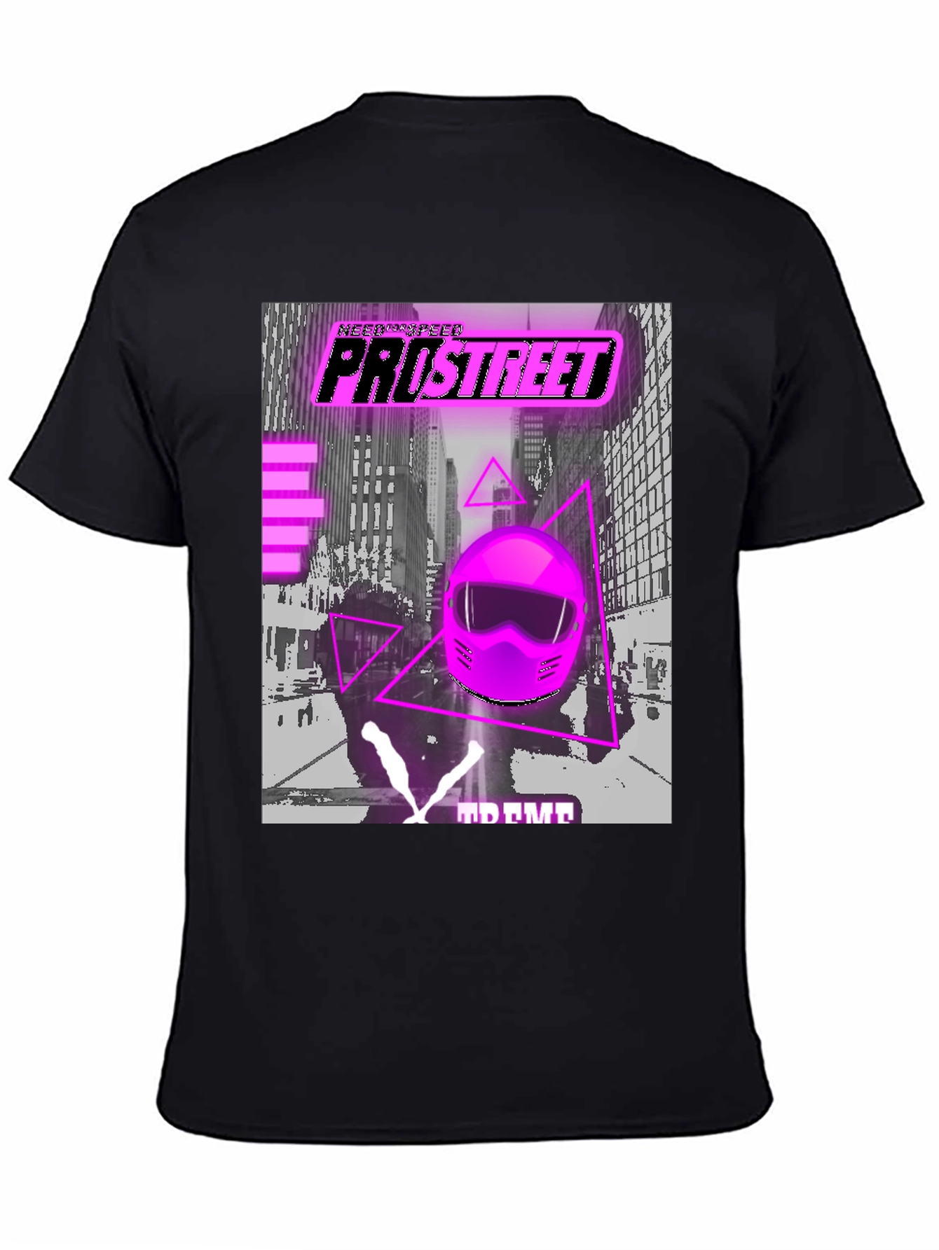 Pro Street Graphic Tee - Retro Racing Design