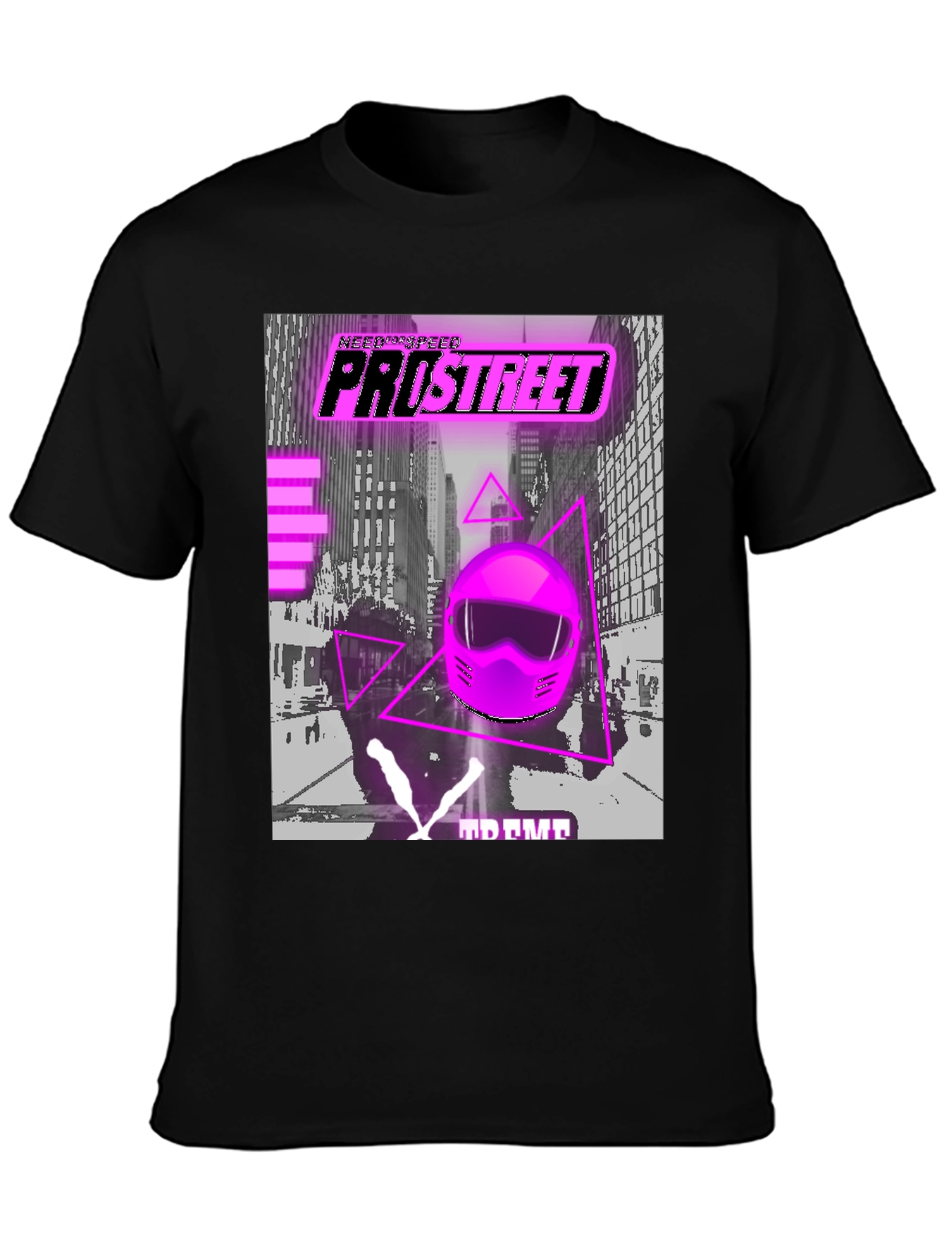 Pro Street Graphic Tee - Retro Racing Design
