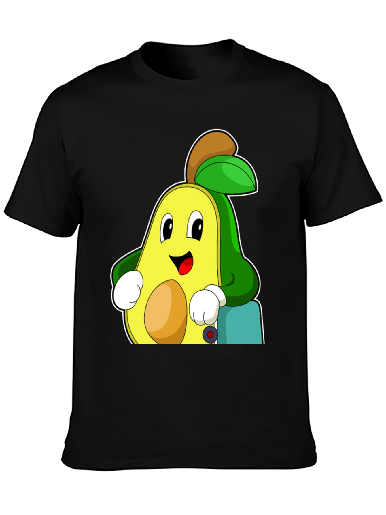 Funny Avocado Cartoon Graphic Tee