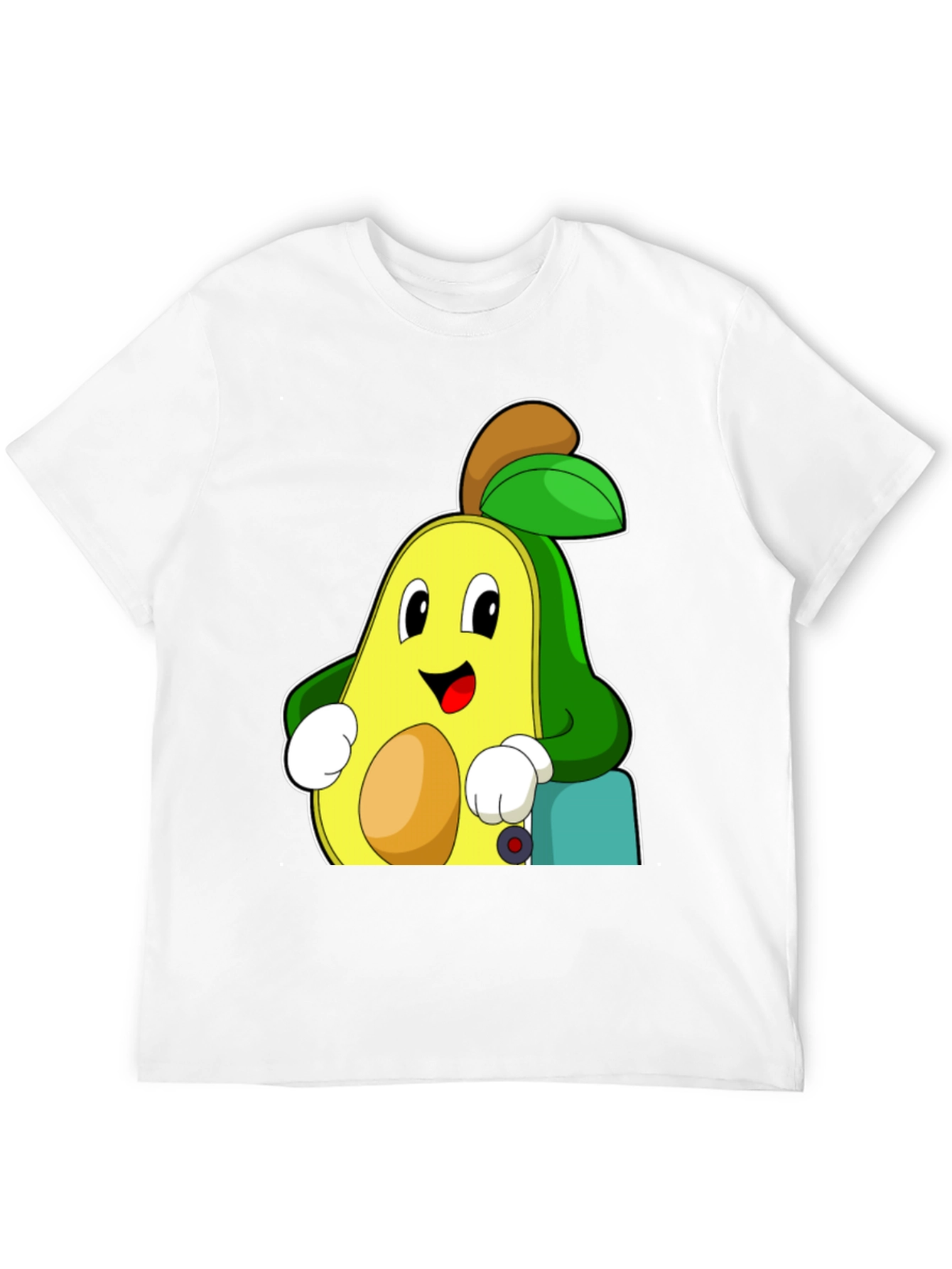 Funny Avocado Cartoon Graphic Tee