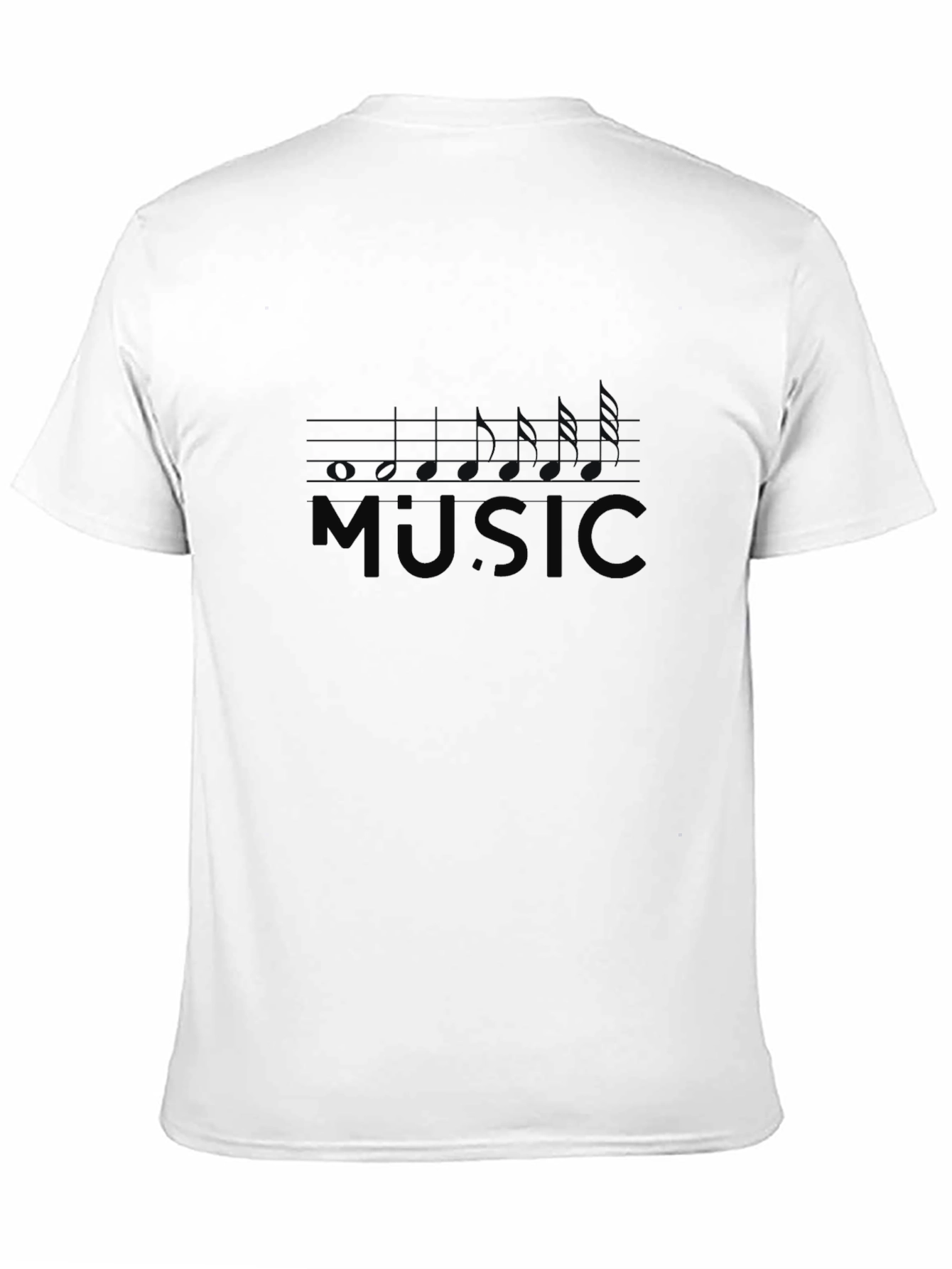 Black Music T-Shirt - Classic Style