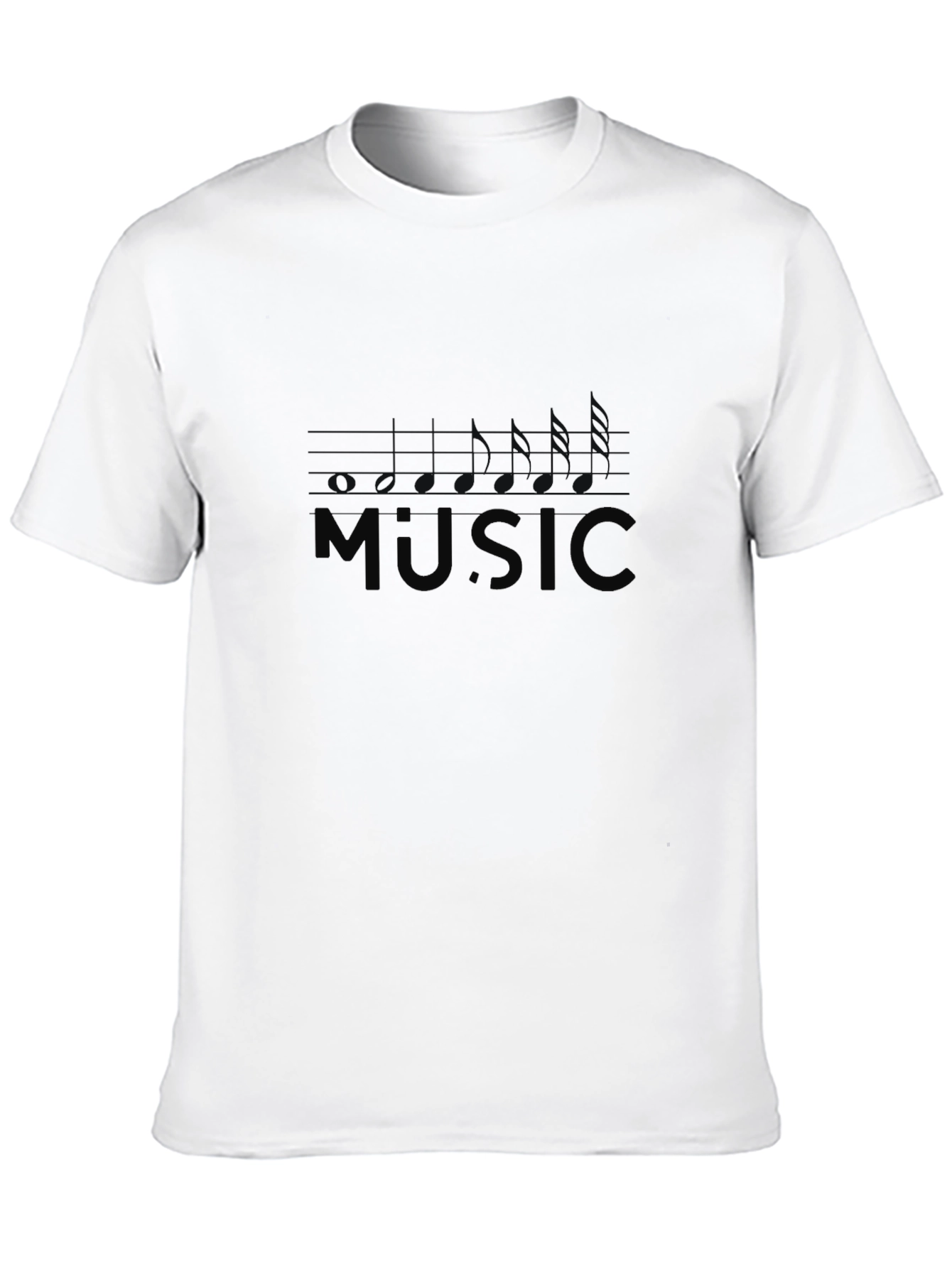 Black Music T-Shirt - Classic Style