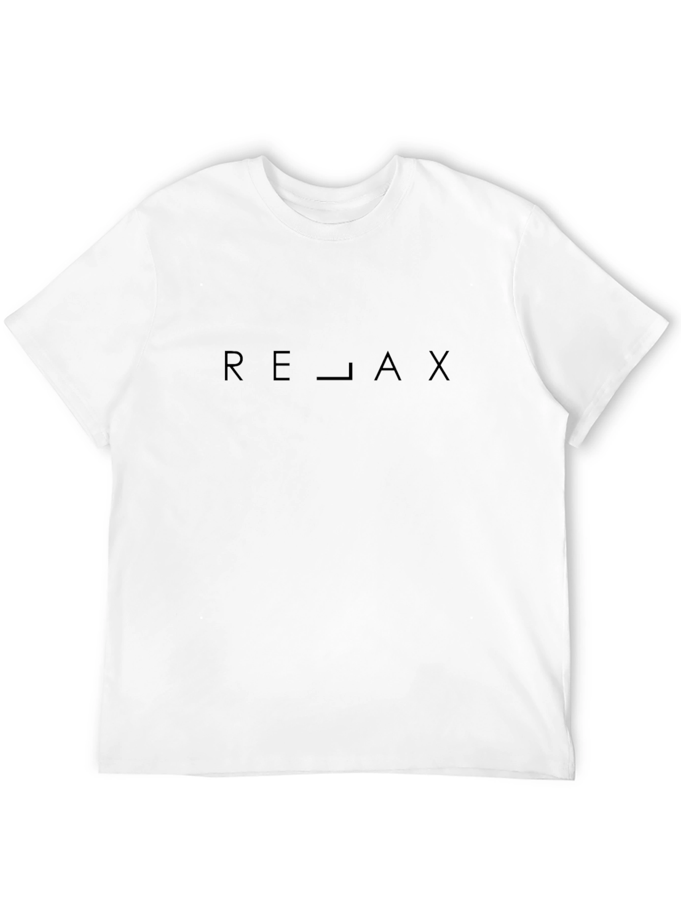 Relax Minimalist Black T-Shirt
