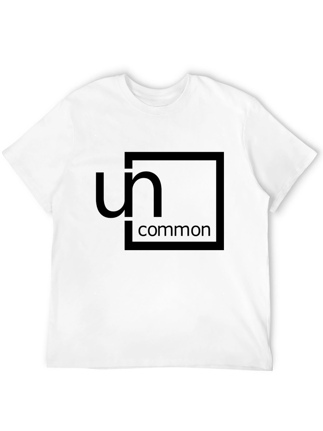 Uncommon Graphic Tee - Mens Black T-Shirt