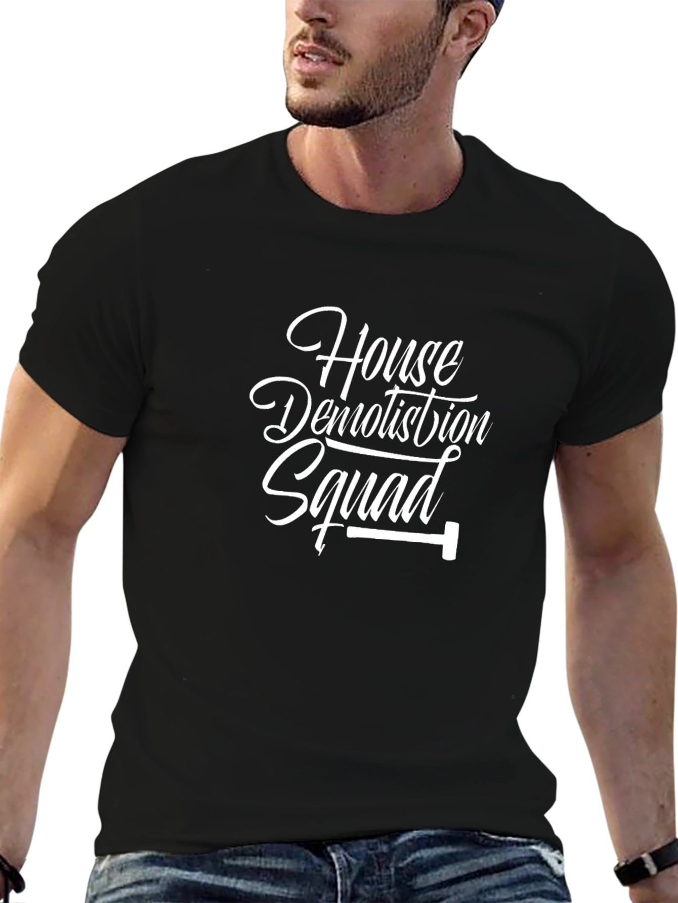House Demolition Squad Black T-Shirt