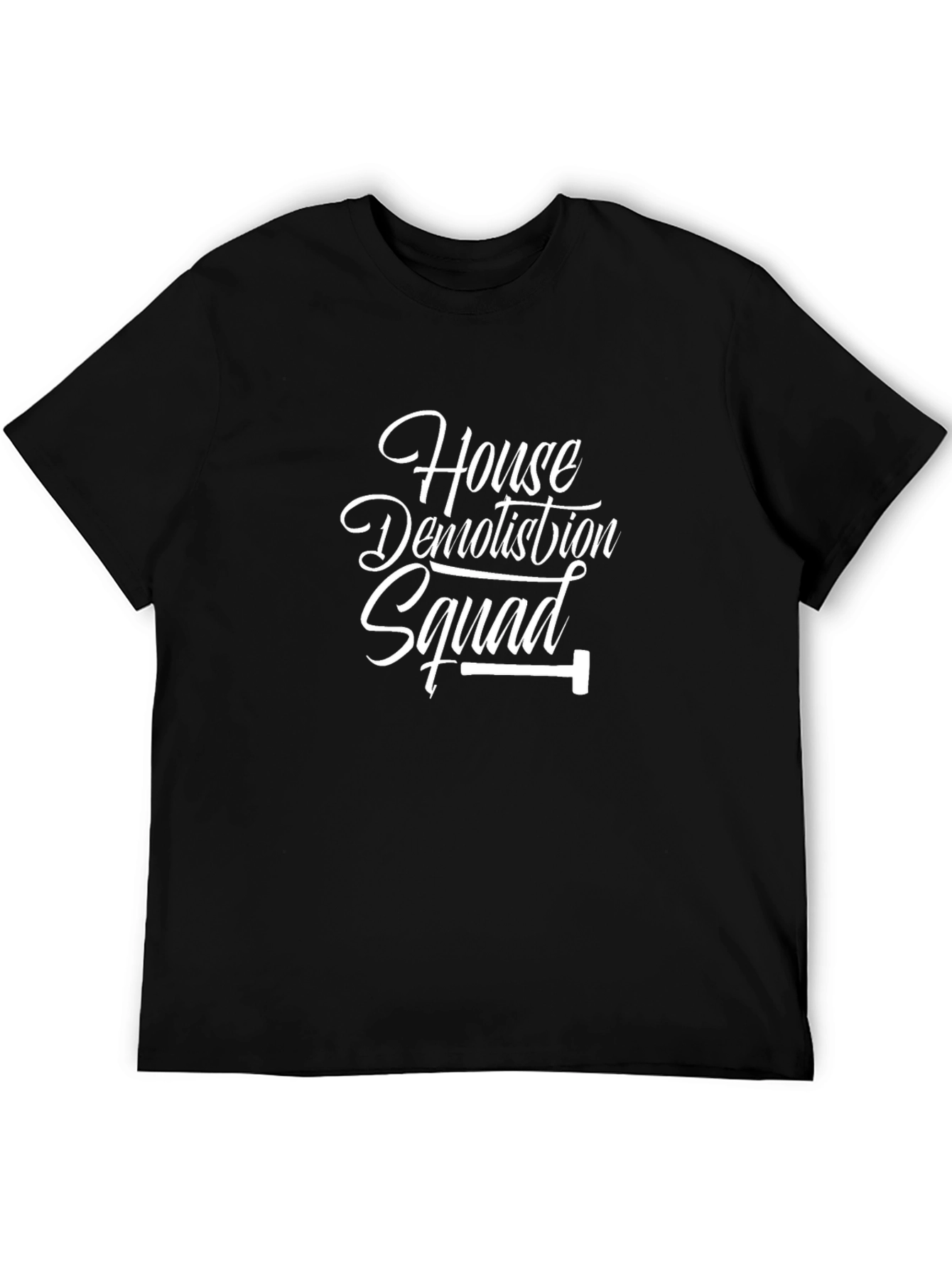 House Demolition Squad Black T-Shirt