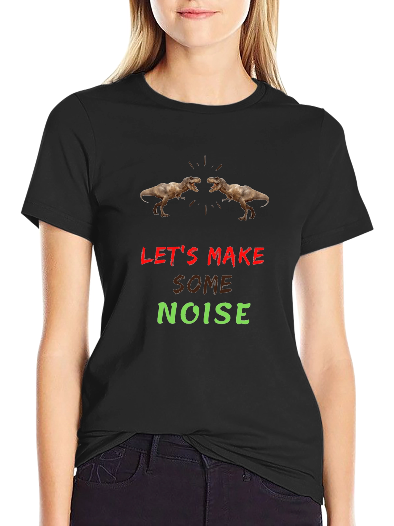 Lets Make Some Noise T-Rex Graphic Tee