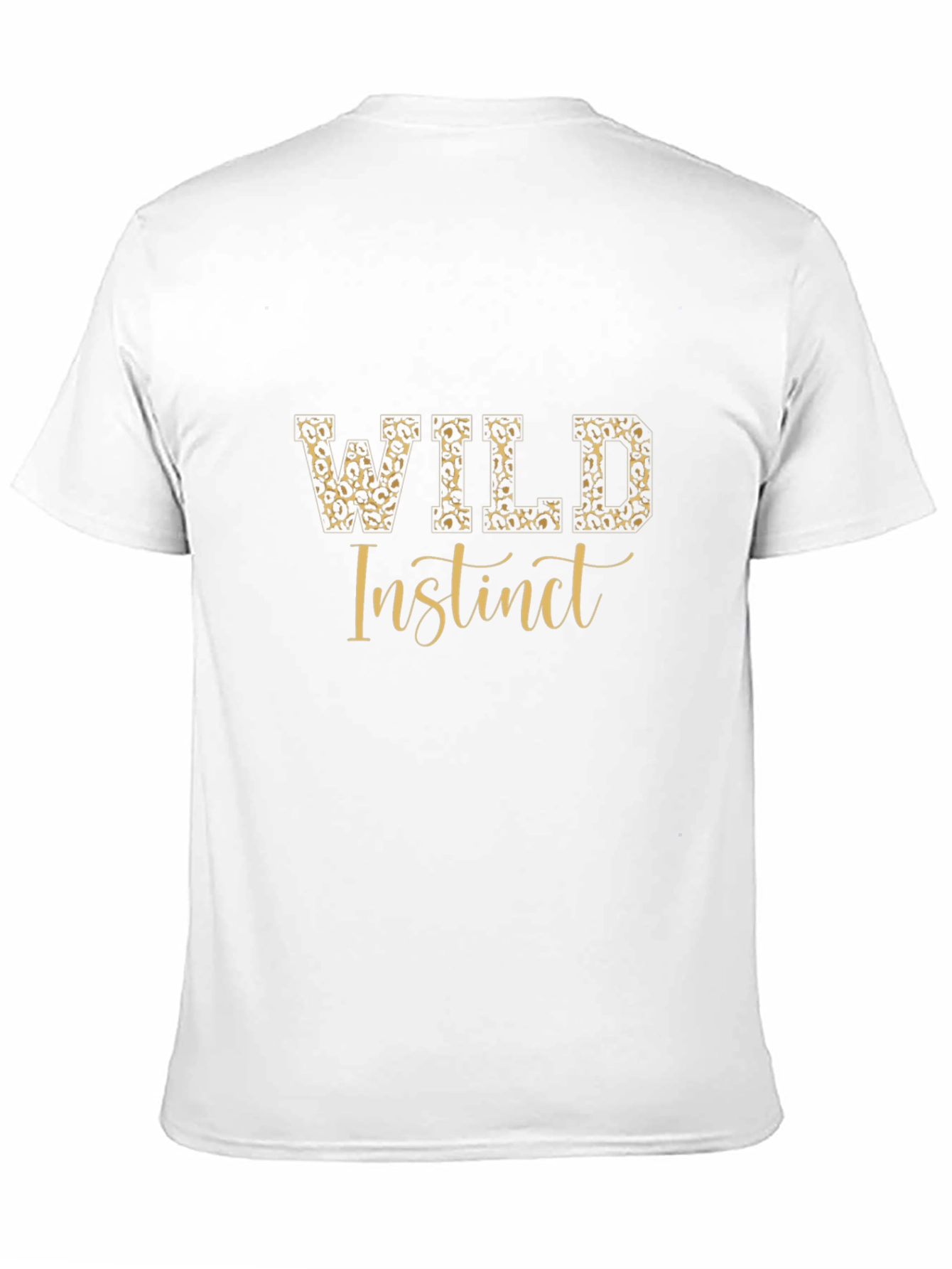 Wild Instinct Graphic Print Black T-Shirt