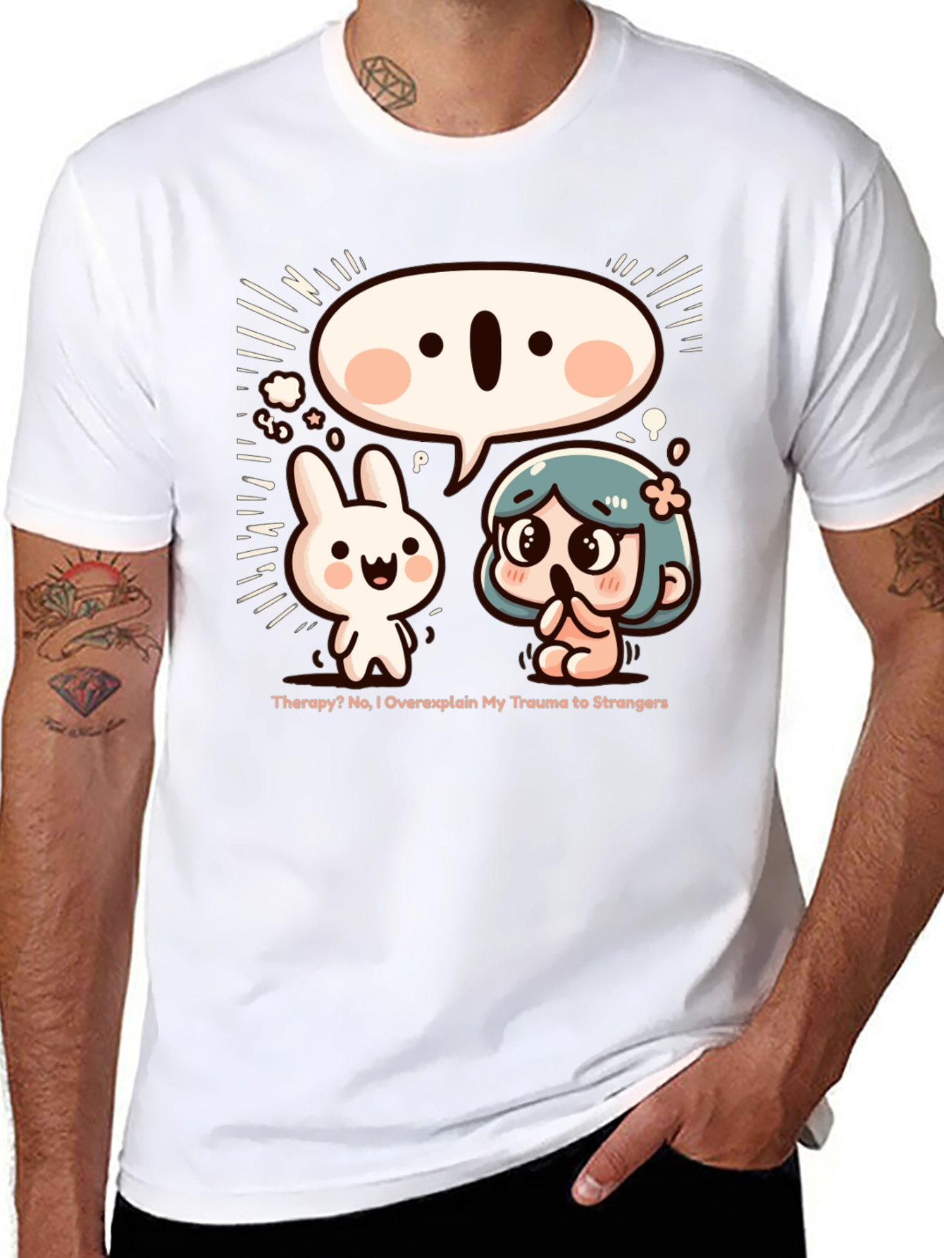 Funny Trauma Overexplaining T-Shirt