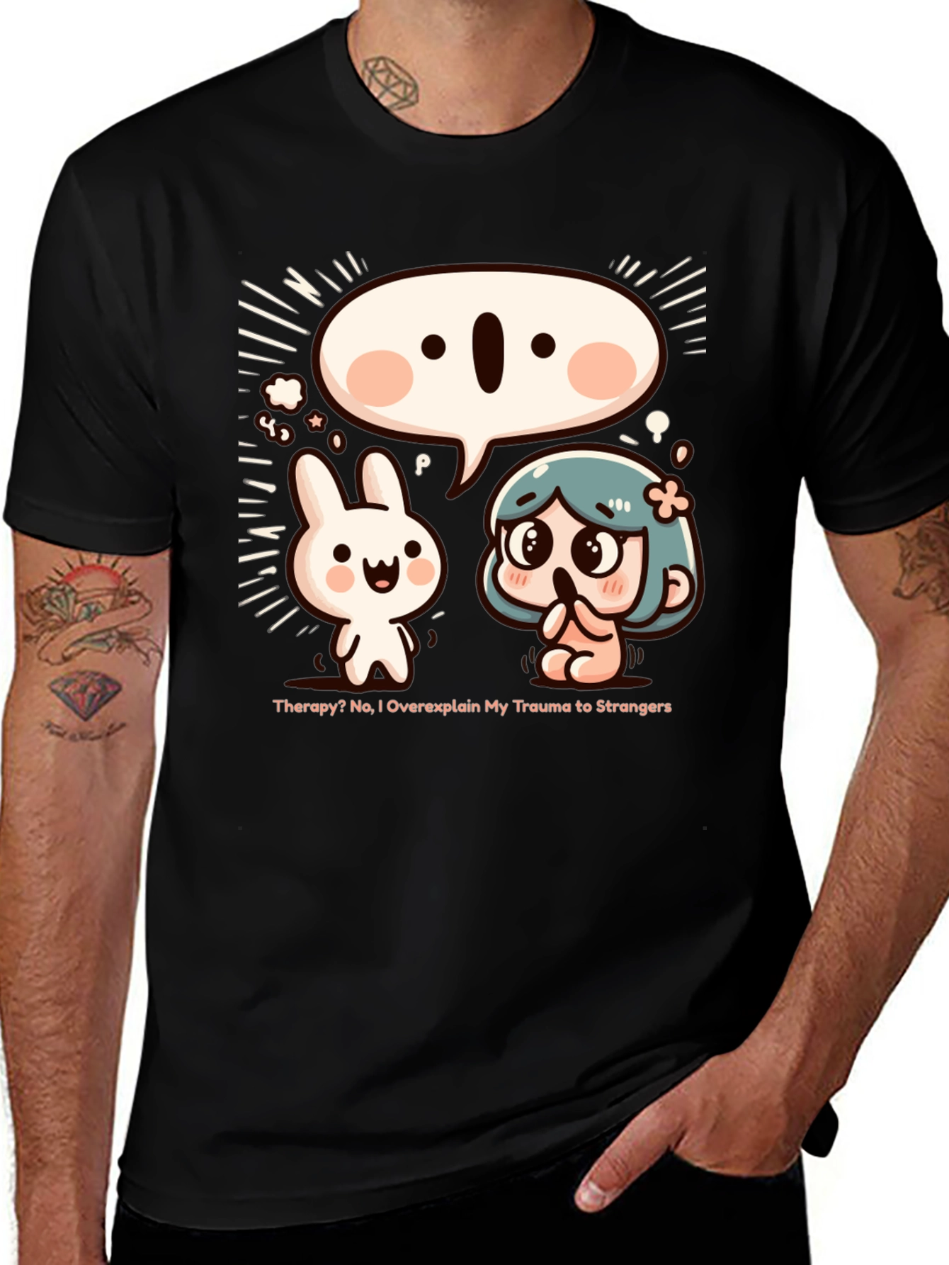 Funny Trauma Overexplaining T-Shirt