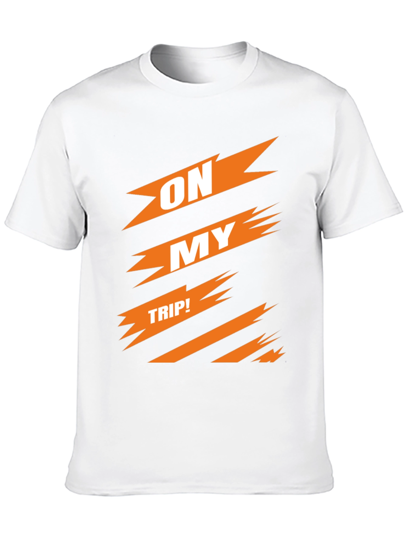 On My Trip Black Graphic Tee