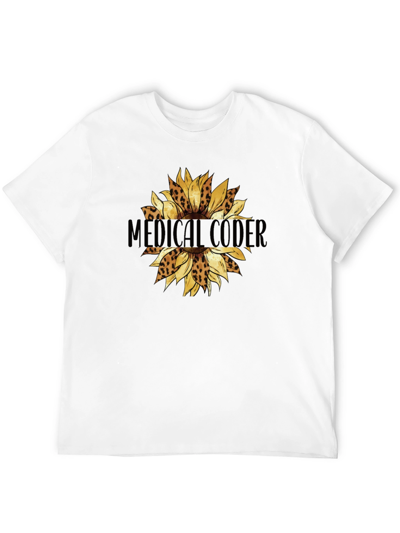 Medical Coder Sunflower T-Shirt