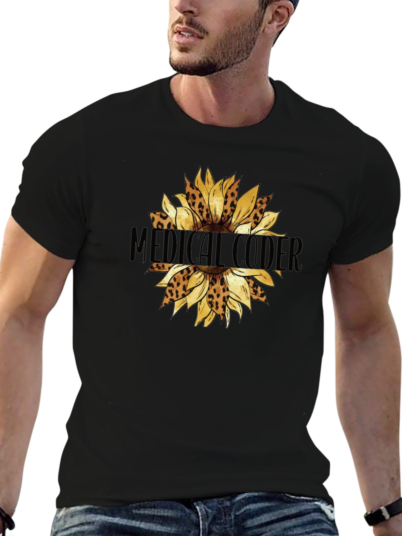Medical Coder Sunflower T-Shirt