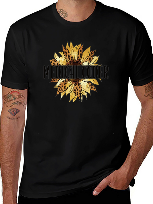 Medical Coder Sunflower T-Shirt