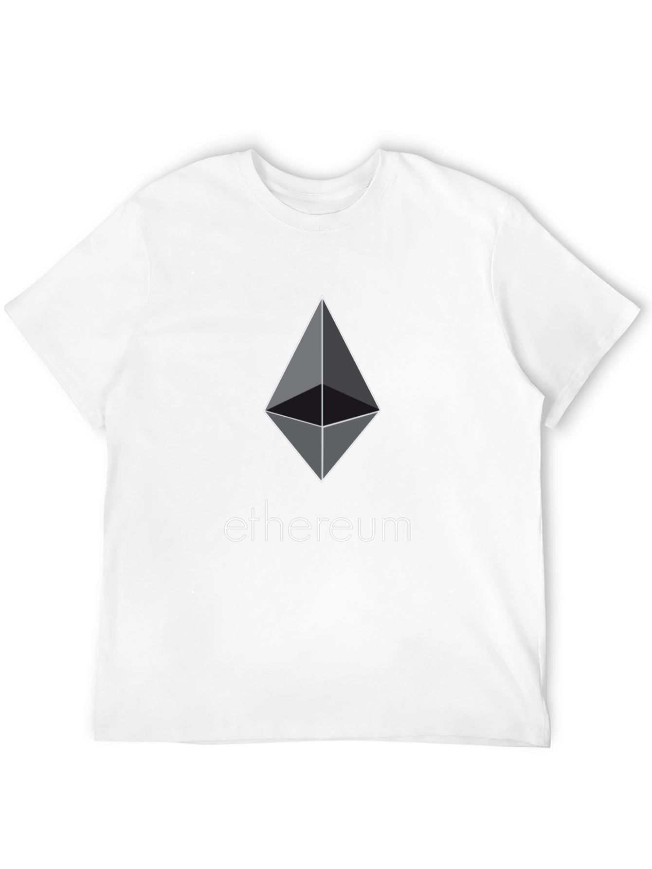 Ethereum Crypto Black T-Shirt - Modern Digital Currency Tee