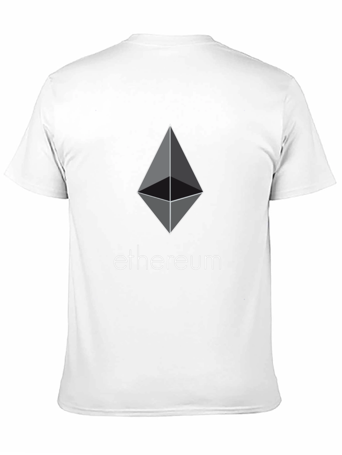 Ethereum Crypto Black T-Shirt - Modern Digital Currency Tee