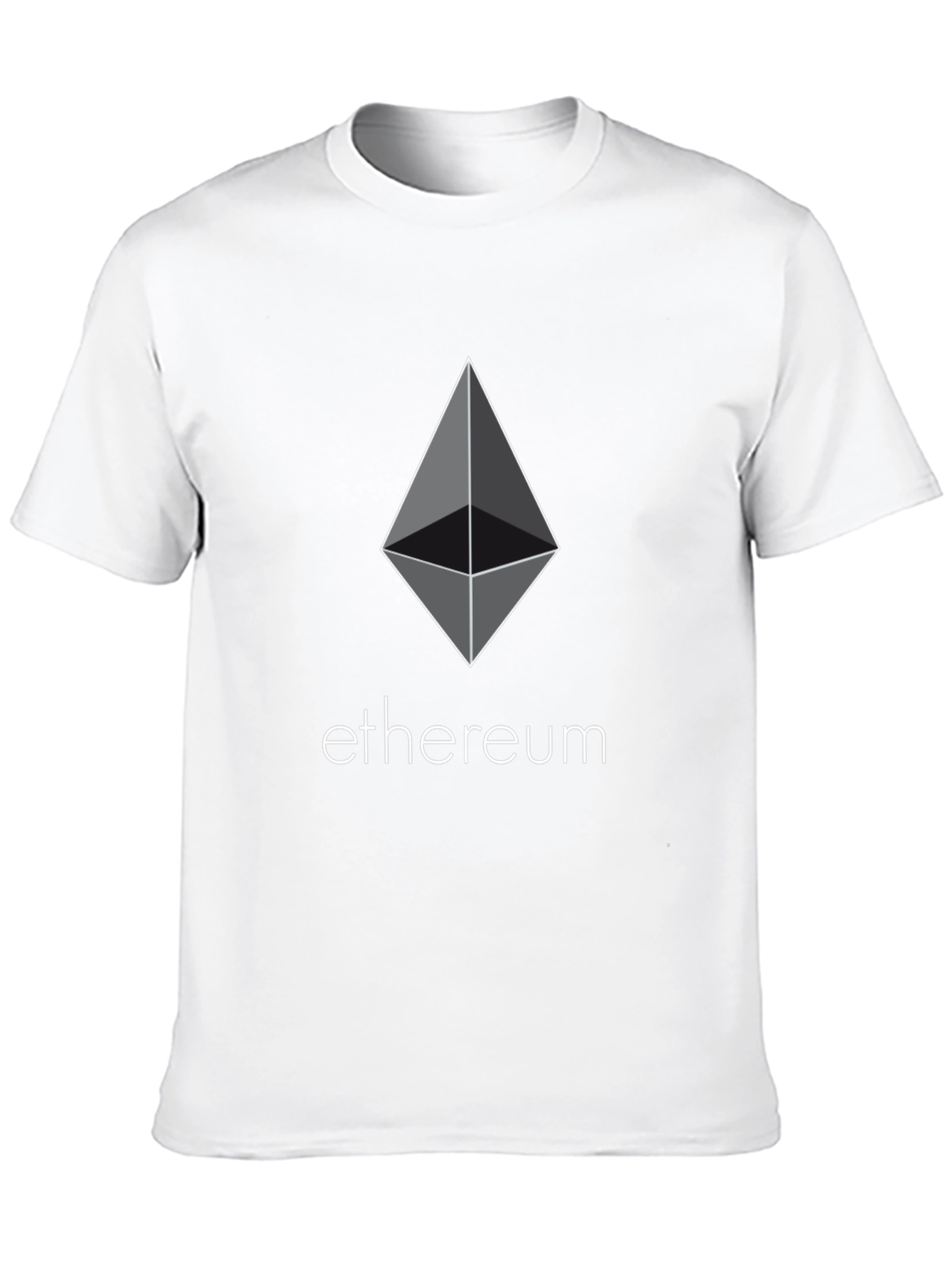 Ethereum Crypto Black T-Shirt - Modern Digital Currency Tee
