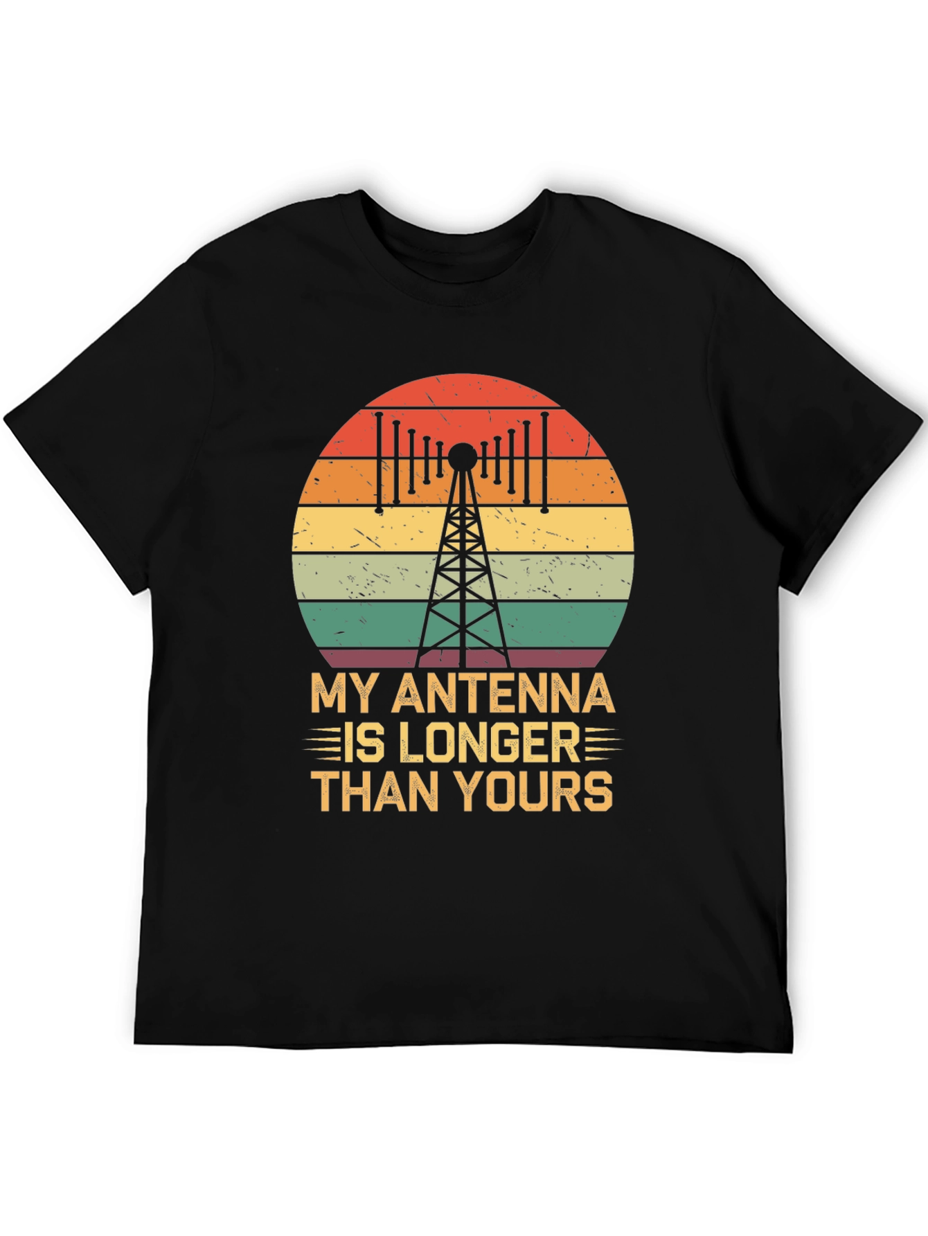 Antenna Longer Than Yours Funny Ham Radio T-Shirt