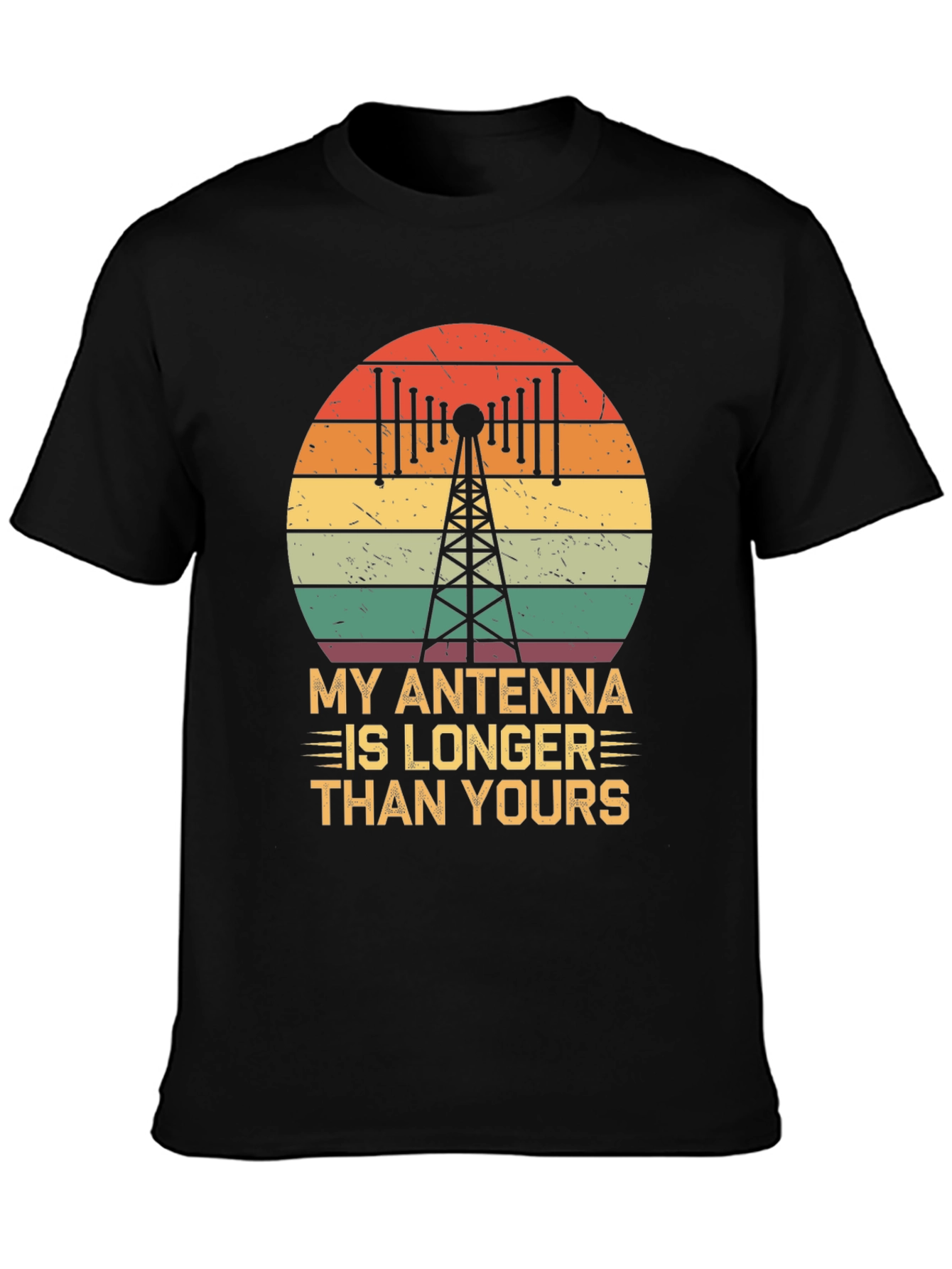 Antenna Longer Than Yours Funny Ham Radio T-Shirt