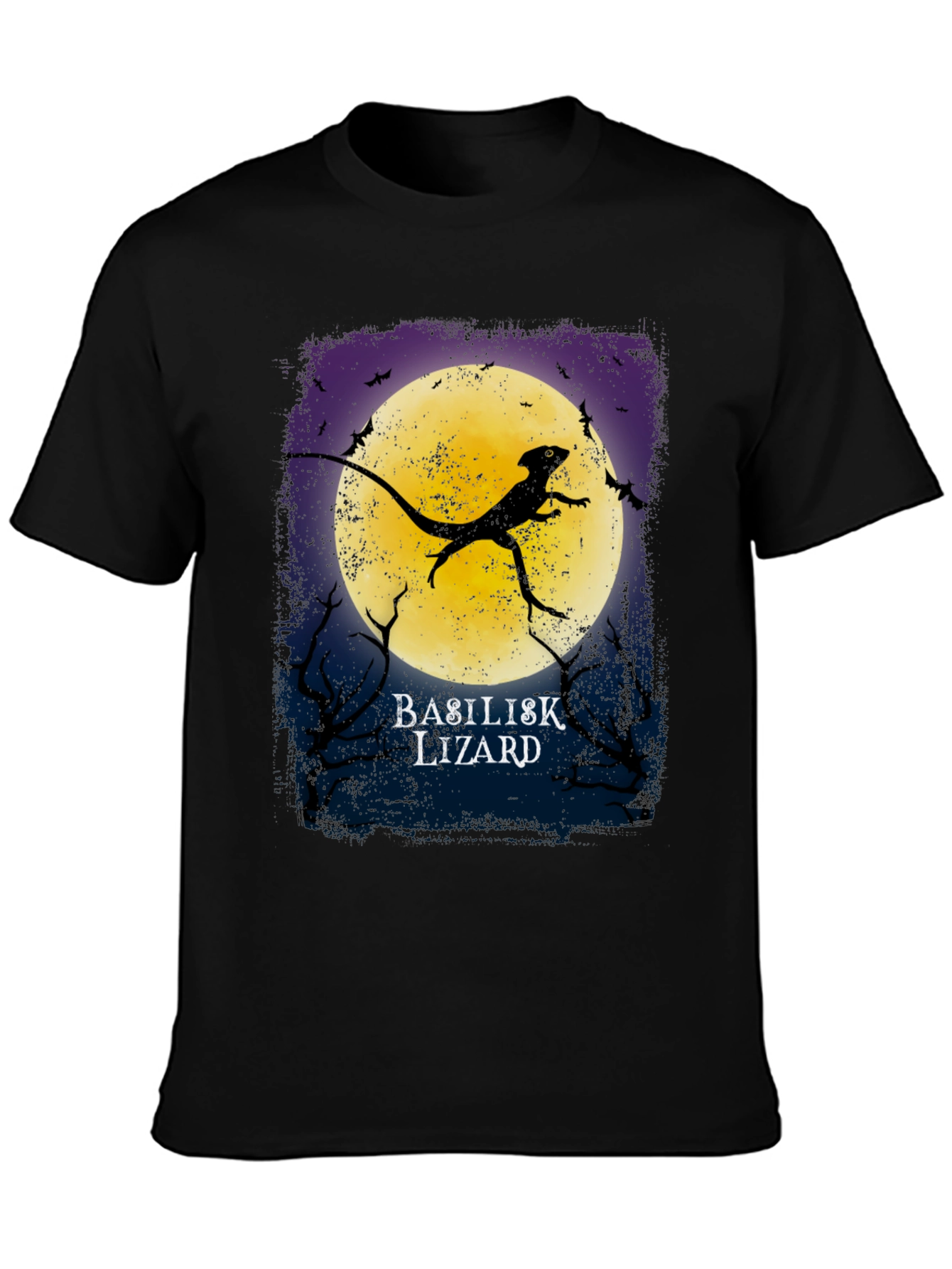 Basilisk Lizard Moon Graphic T-Shirt