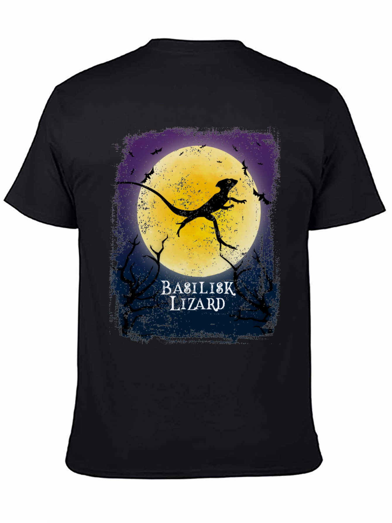 Basilisk Lizard Moon Graphic T-Shirt